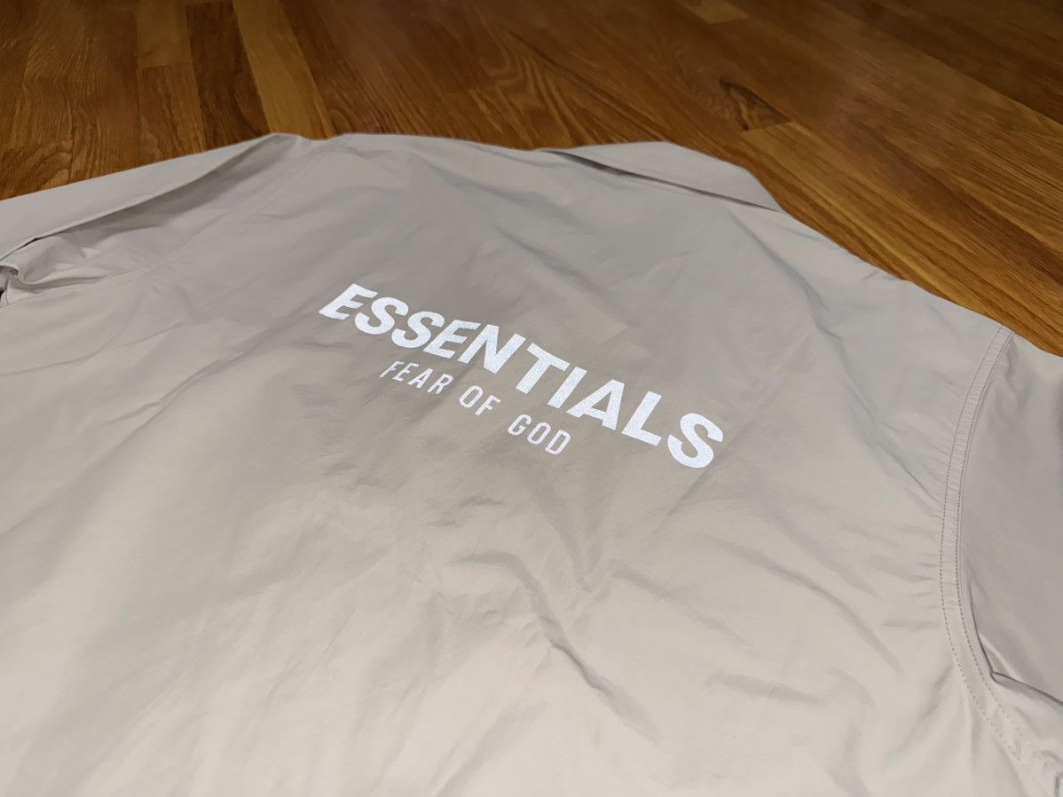 Fear of God FW21 Fear of god essentials coach jacket olive Size US S / EU 44-46 / 1 - 3 Thumbnail