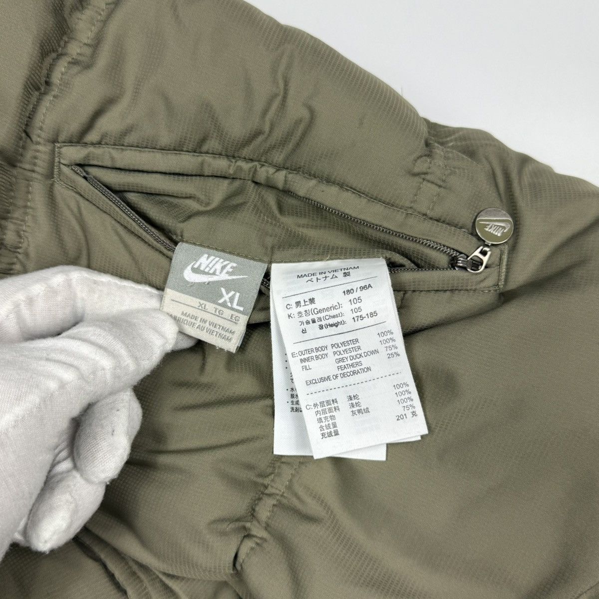 Nike Nike Reversible Down Puffer Jacket Size US L / EU 52-54 / 3 - 9 Thumbnail