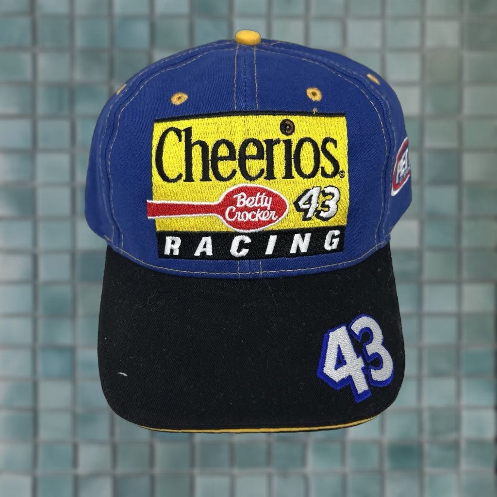Vintage VINTAGE Chase Petty Racing Andretti #43 NASCAR Baseball Cap Adjustable Blue Geometric Men’s One Size Size ONE SIZE - 1 Thumbnail