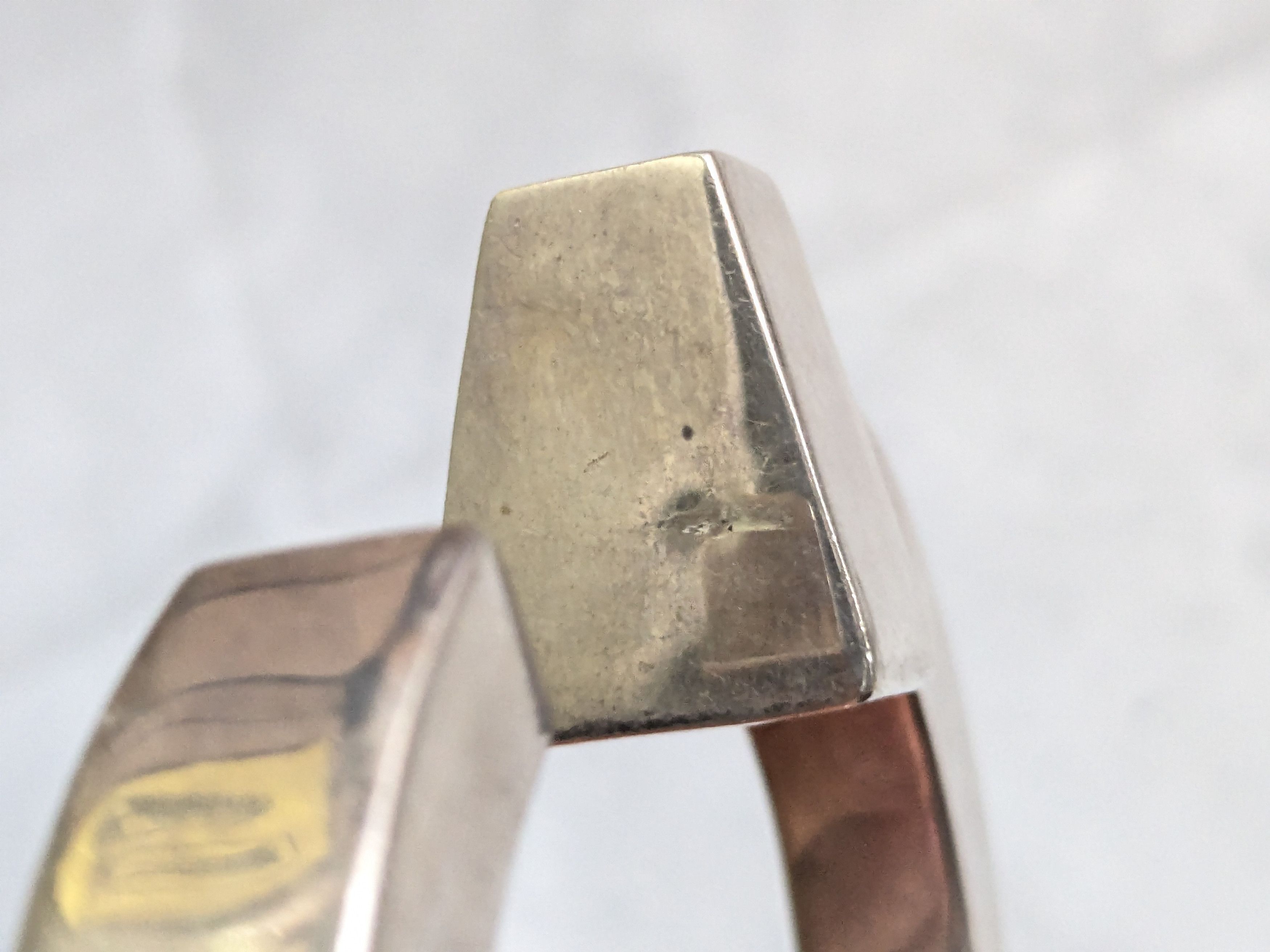 Jewelry Vintage Sterling Silver Bracelet 6.5" Avant Garde Modern Size ONE SIZE - 9 Thumbnail