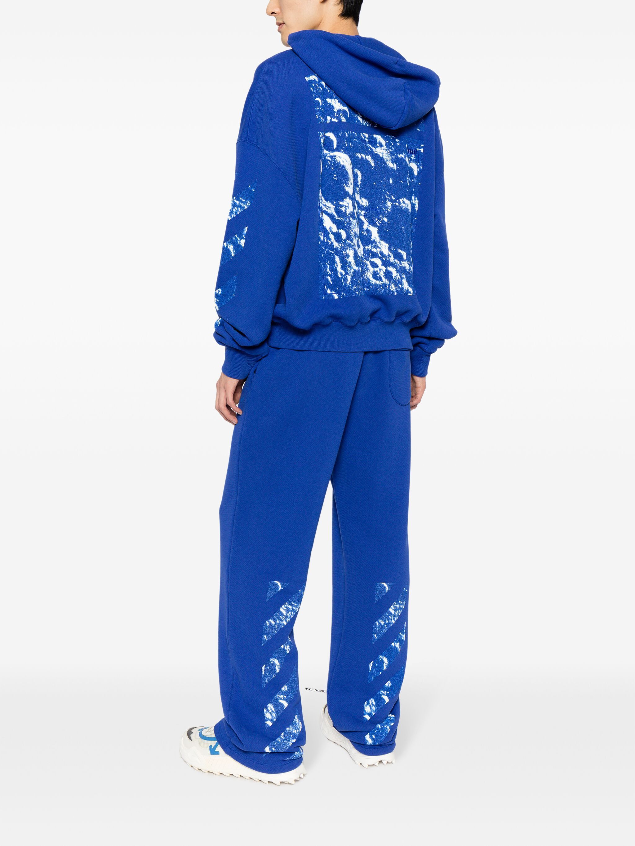 Off-White o1mle1124 Sweatpant & Joggers in Dark Blue Size US 30 / EU 46 - 2 Thumbnail