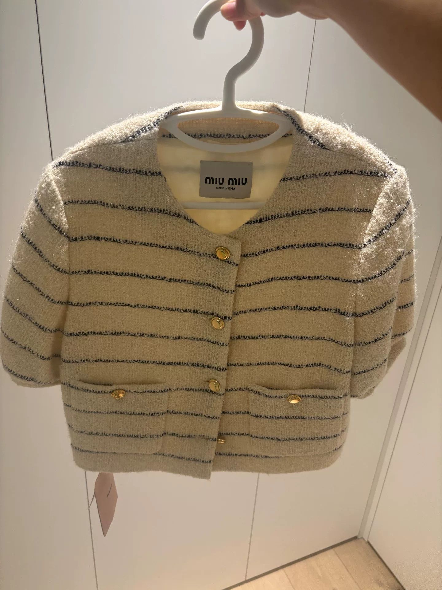 Miu Miu miu miu striped jacket and skirt set Size US M / EU 48-50 / 2 - 1 Thumbnail