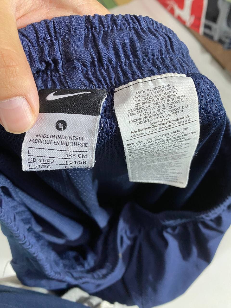 Nike Nike Track Pants Vintage Navy Nylon Y2K Parachute Size US 34 / EU 50 - 10 Thumbnail