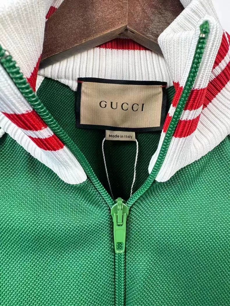 Gucci Gucci Green striped coat 2502-Nextarrow Size US M / EU 48-50 / 2 - 3 Thumbnail