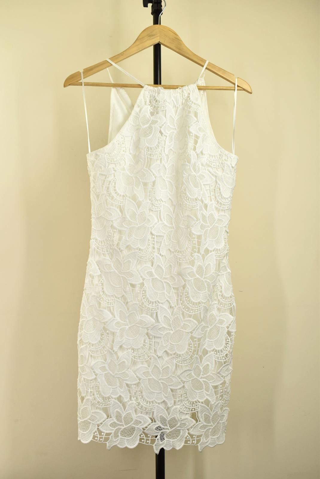 Designer Gina Tricot Dress UK8 Lace Sleeveless Embroidered Floral Size S / US 4 / IT 40 - 1 Thumbnail