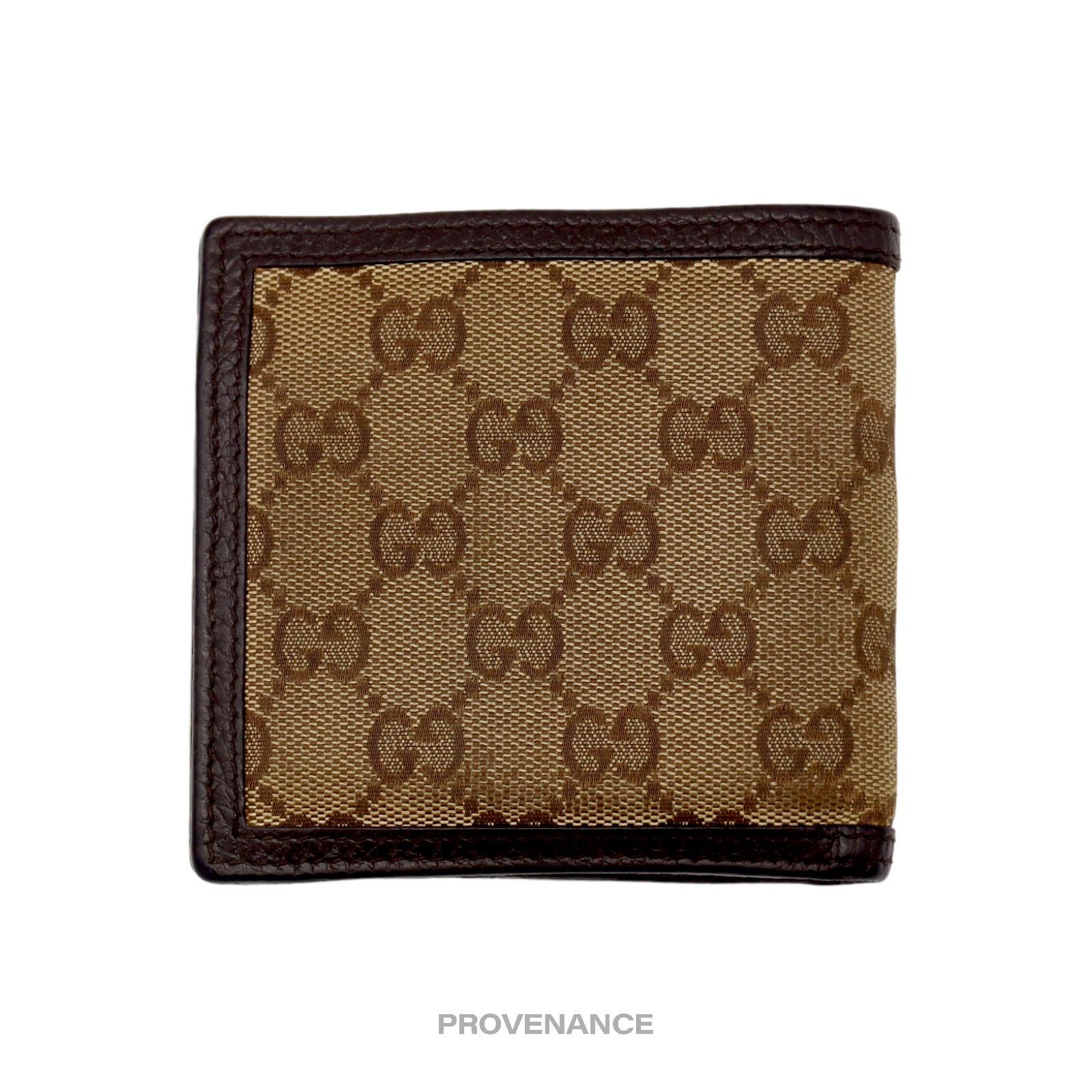 Gucci 🔴 Gucci GG Canvas Bifold Wallet - Brown Size ONE SIZE - 2 Thumbnail