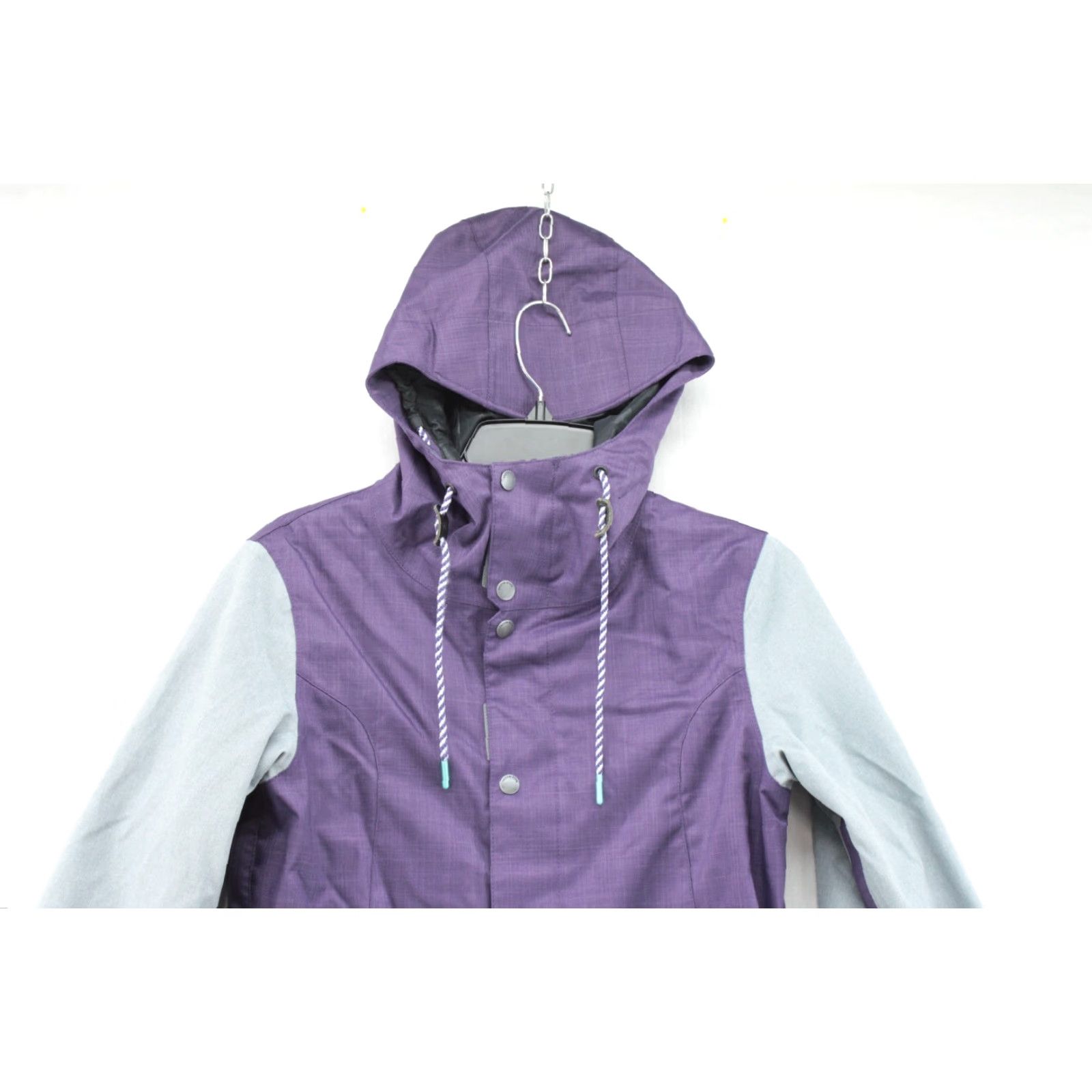 Volcom Volcom Stave Snowboard Jacket Womens XS Purple Grey Winter Ski Warm Comfortable Size XS / US 0-2 / IT 36-38 - 3 Thumbnail