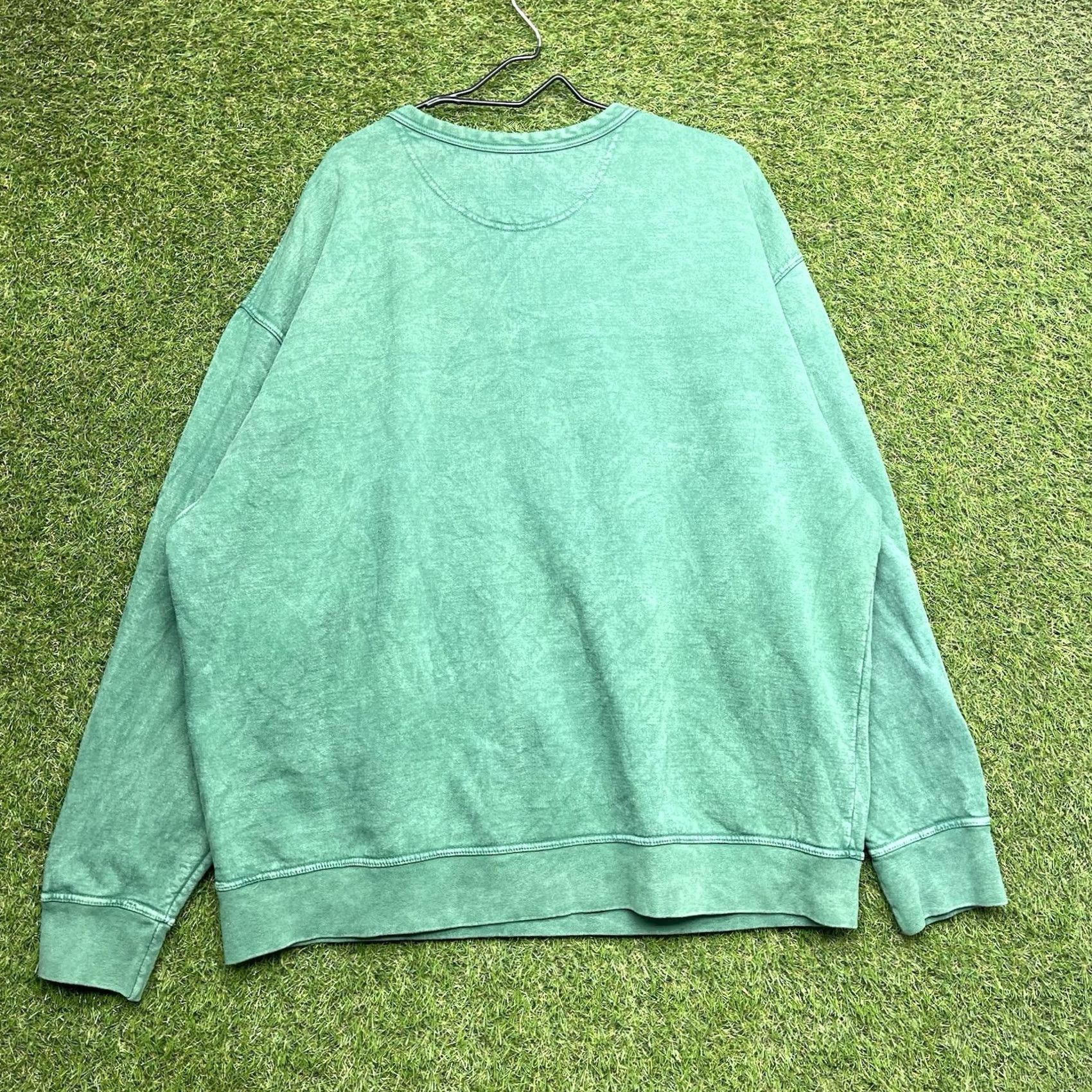 Champion Champion Sweatshirt Powerblend Olive Heather Crewneck 2XL Mens Cotton Blend Regular Logo Sports 90s Style Size US XXL / EU 58 / 5 - 2 Thumbnail