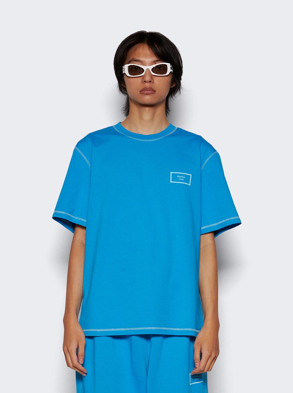 Martine Rose o1mle0326 Classic T-Shirt in Blue Size US S / EU 44-46 / 1 - 3 Thumbnail