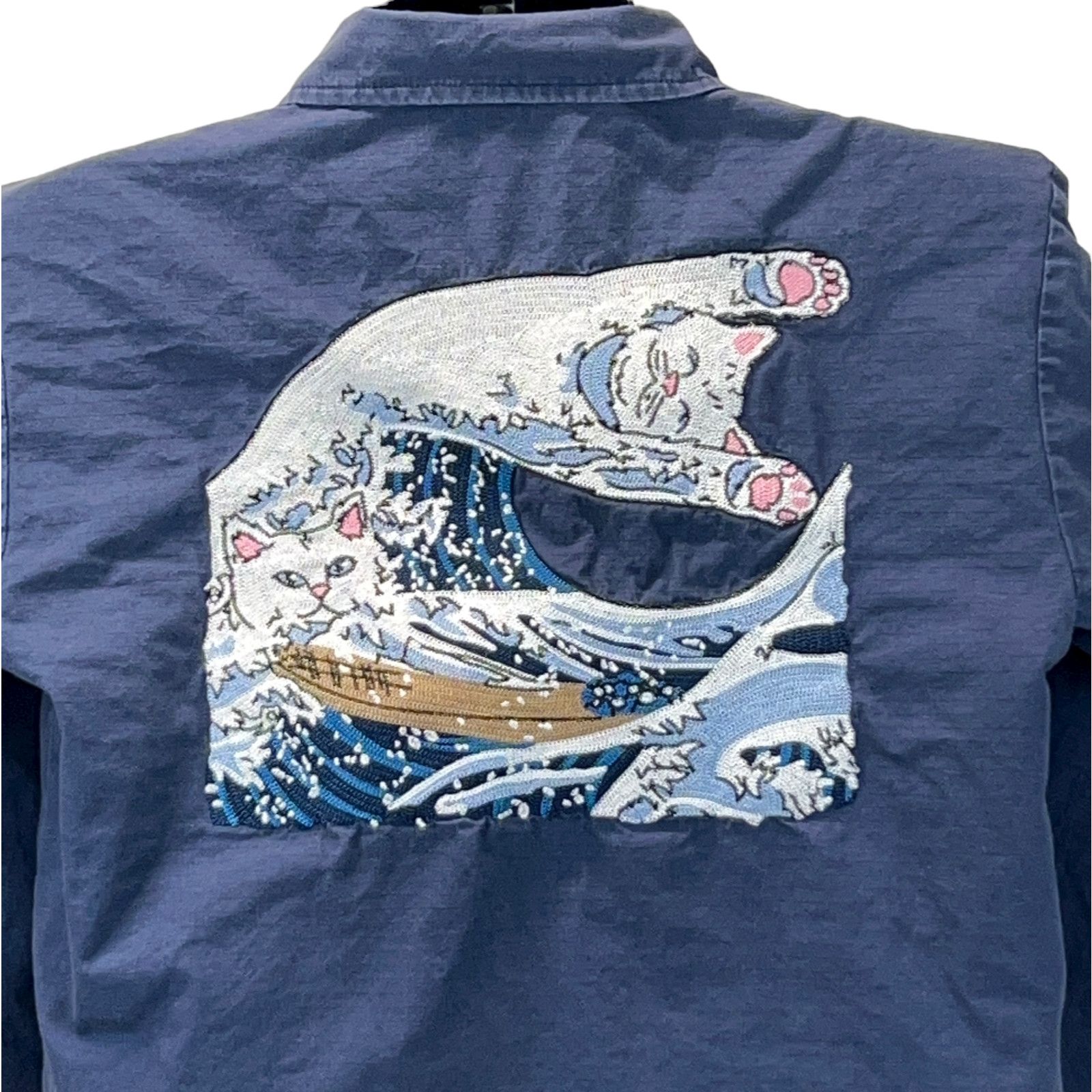 Other RIPNDIP The Great Wave of Nerm Ripstop Shirt Jacket M Medium Size US M / EU 48-50 / 2 - 1 Thumbnail
