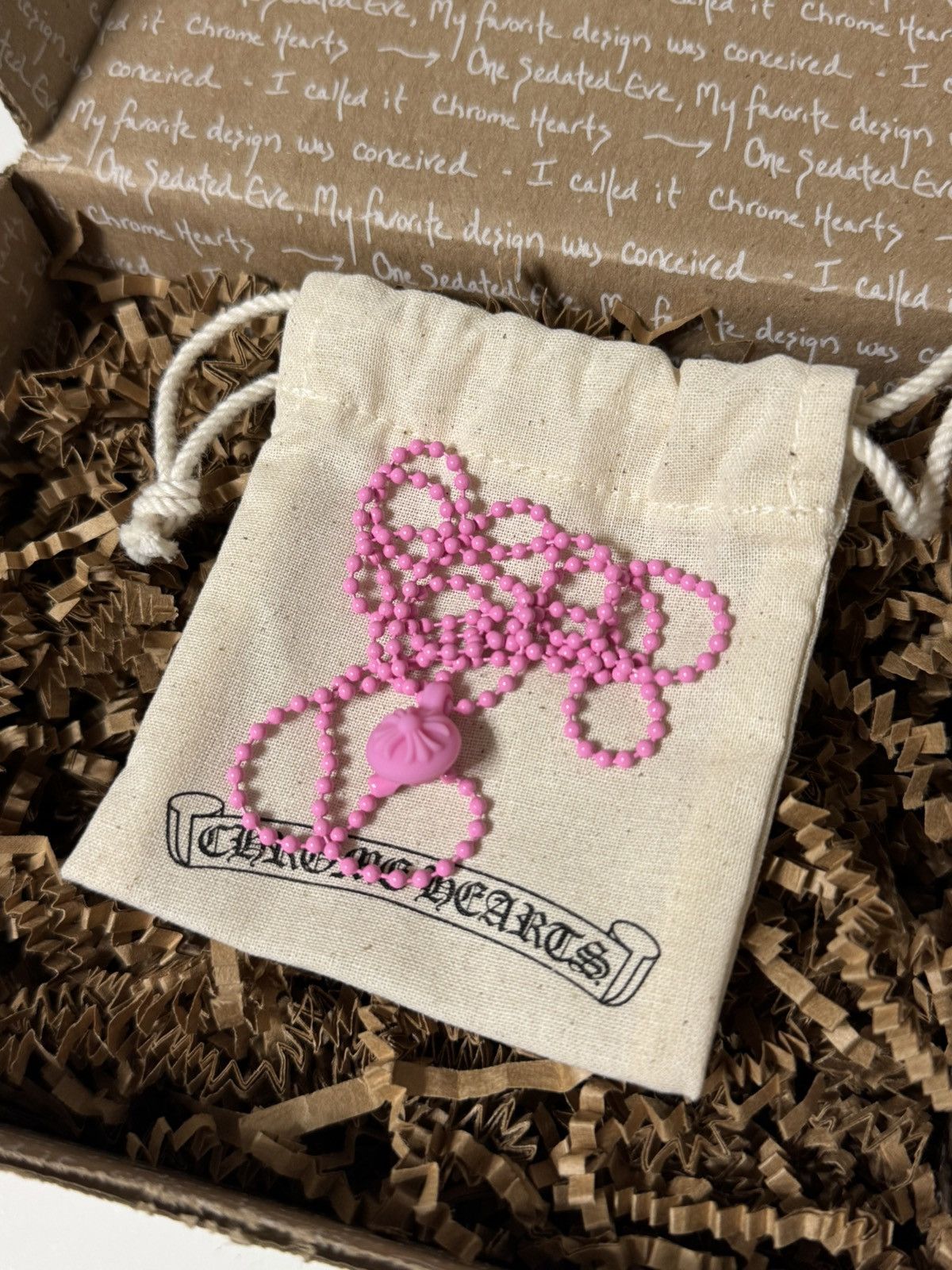 Chrome Hearts Chrome Hearts Silichrome Crossball Charm Pink Size ONE SIZE - 1 Thumbnail