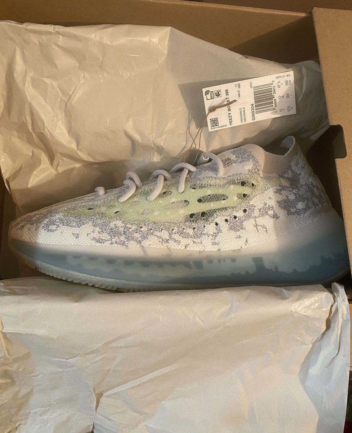 Yeezy Adidas Yeezy Boost 380 ‘Alien Blue RF’ Size 8 100% Authentic Size US 8 / EU 41 - 6 Thumbnail