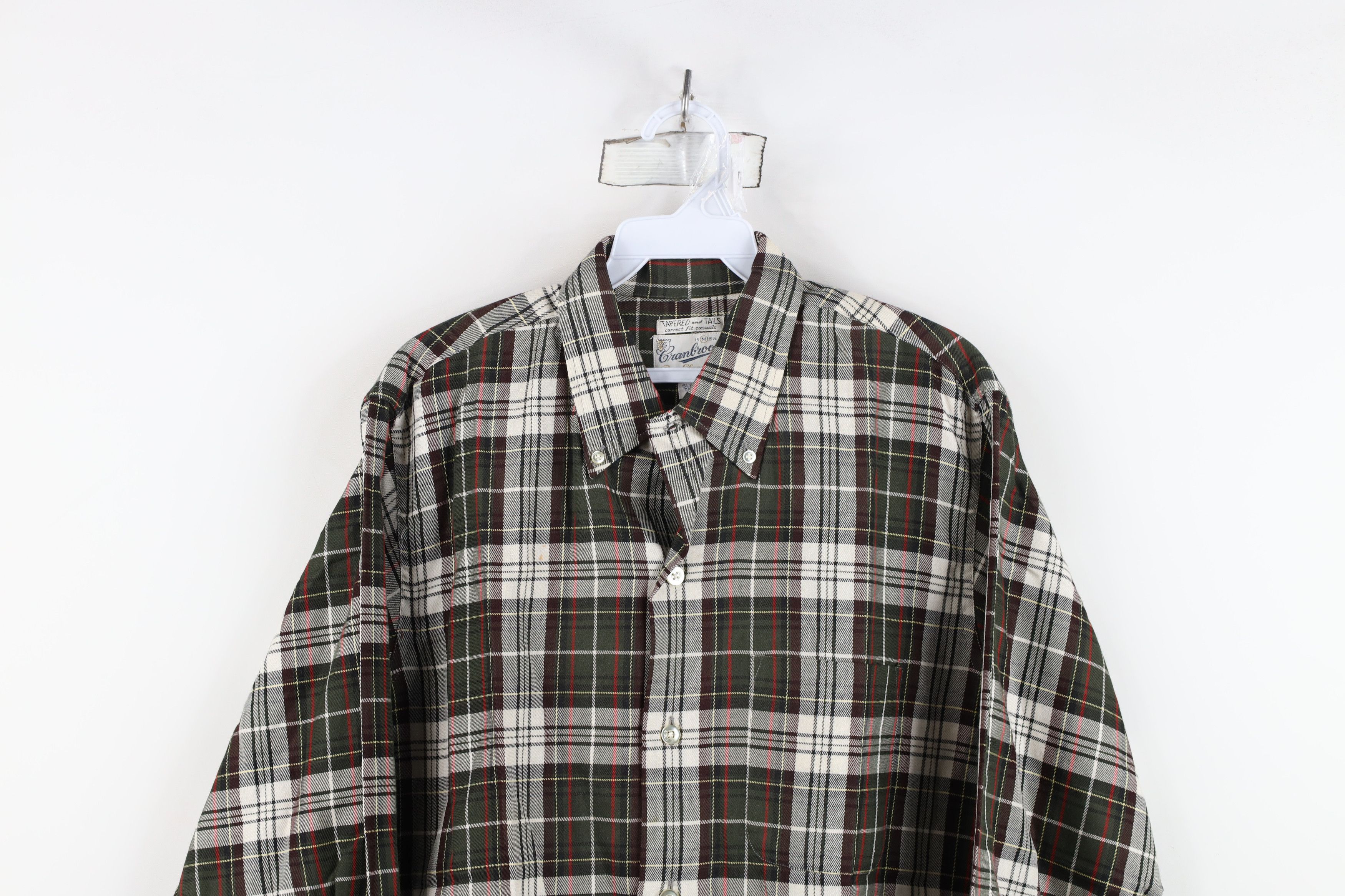 Vintage 50s 60s Streetwear Collared Button Down Shirt USA