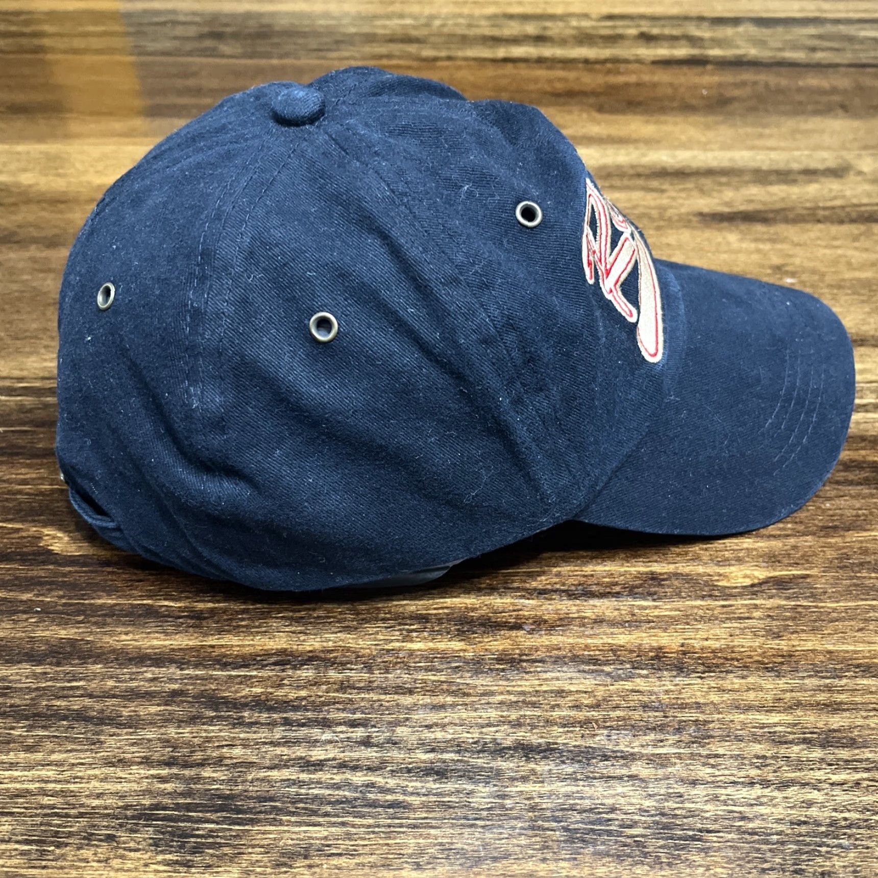 Roots Roots Hat Mens One Size Cad Navy Blue Cotton Baseball Cap Adjustable Casual Dad Outdoor Retro Style Baseball Cap Mens Size ONE SIZE - 6 Thumbnail