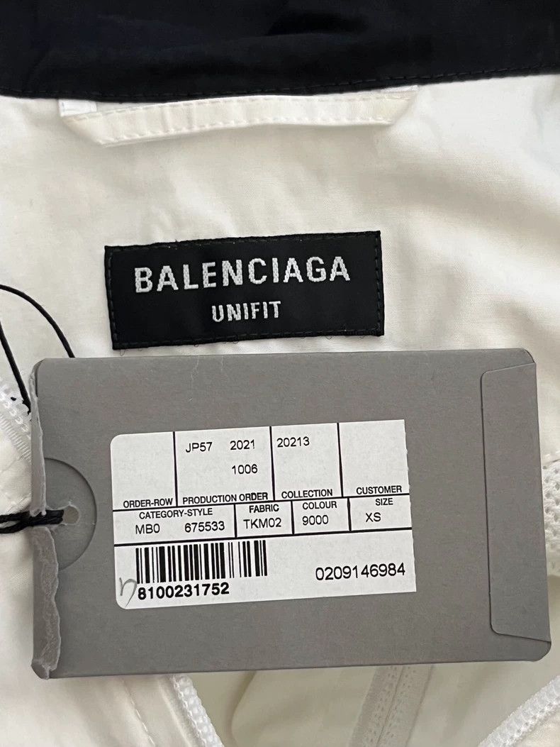 Balenciaga Balenciaga FW22 Contrasting Paneled Zipper Sunscreen Blazer Size US XS / EU 42 / 0 - 5 Thumbnail