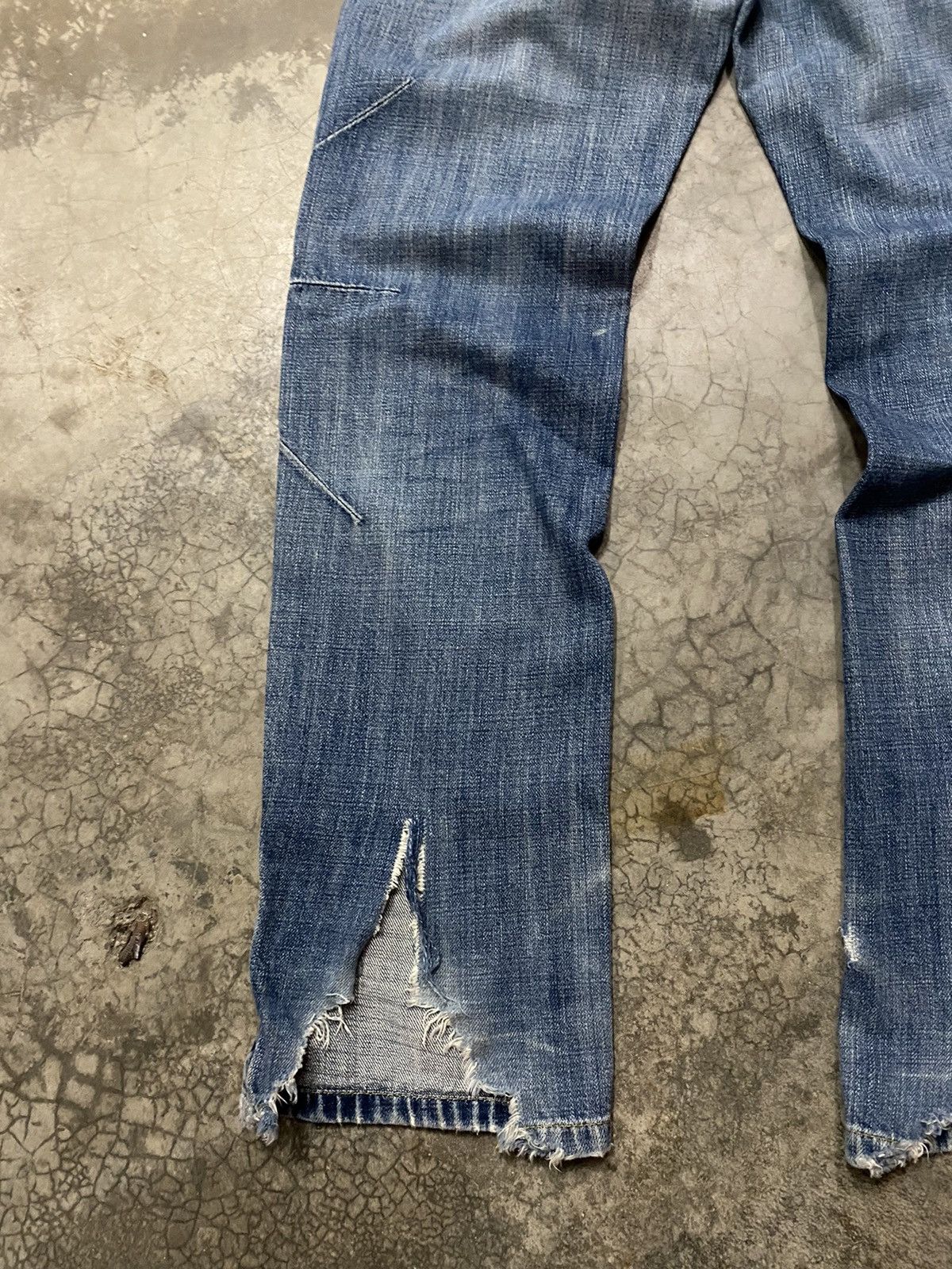 Japanese Brand × Nicole Club × Tornado Mart Japanese Monsieur Nicole Ripped Distressed Jeans p129 Size US 30 / EU 46 - 2 Thumbnail