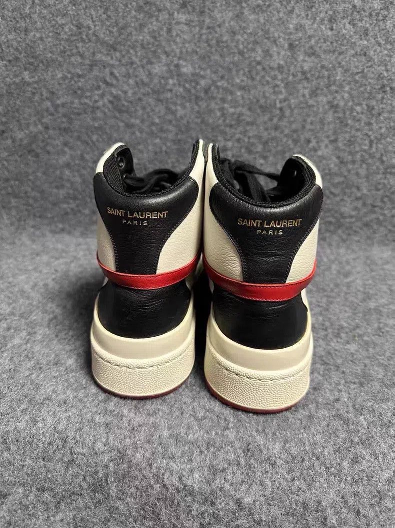 Saint Laurent Paris Saint Laurent Paris Oxidized Black and White Red Casual Sh Size US 6 / EU 39 - 4 Thumbnail