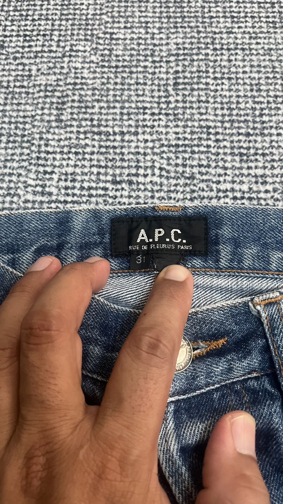 A.P.C. Vintage APC Distressed APC Selvedge jeans Size US 30 / EU 46 - 4 Thumbnail