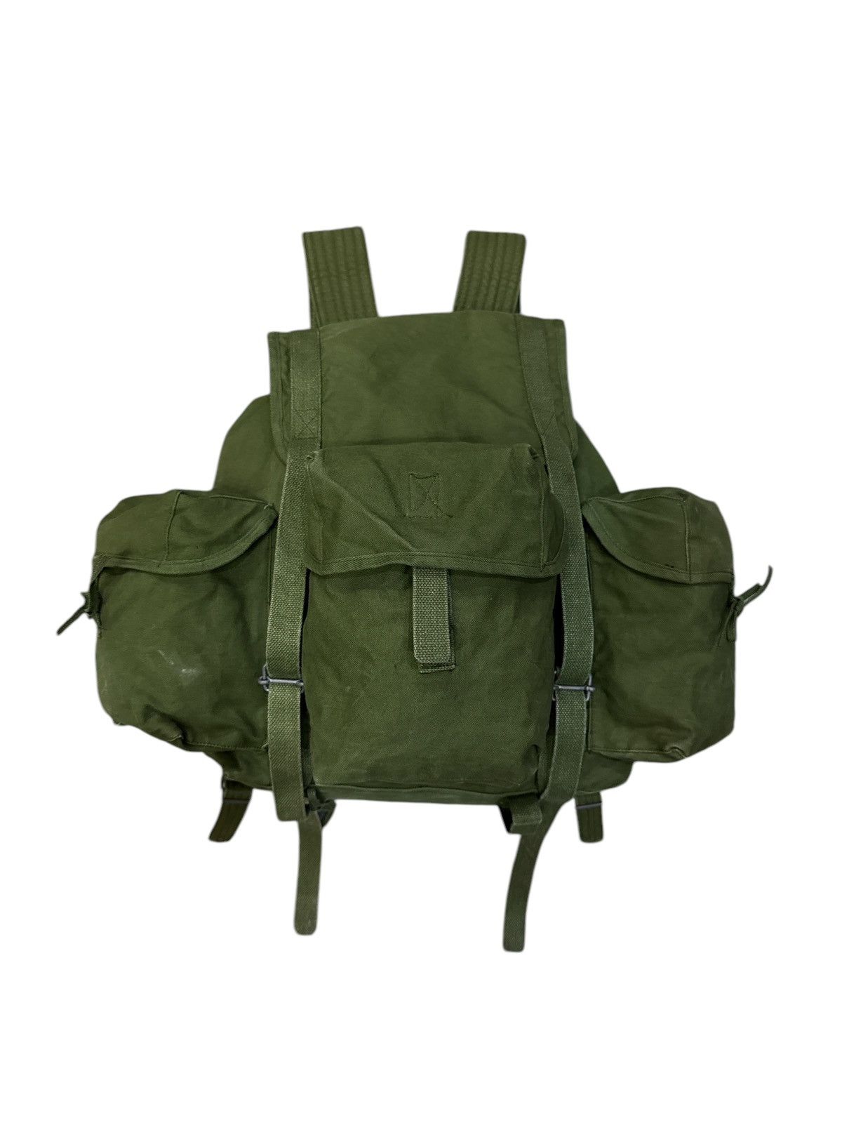 WWII WW2 US ARMY STYLE POUCH HAVERSACK BACKPACK US M14 BAG - Main Image