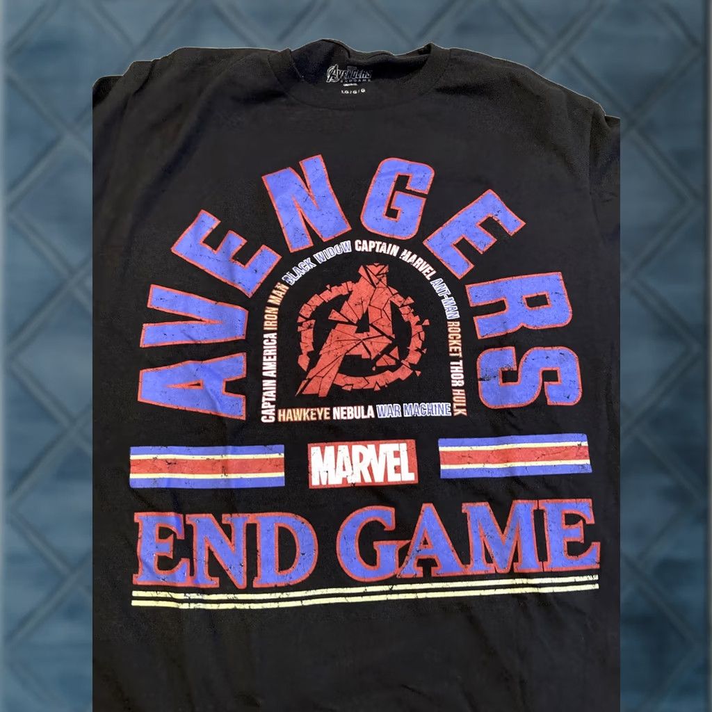Vintage Marvel Avengers End Game OPENING NIGHT PROMO T Shirt - Size Large Size US L / EU 52-54 / 3 - 1 Thumbnail