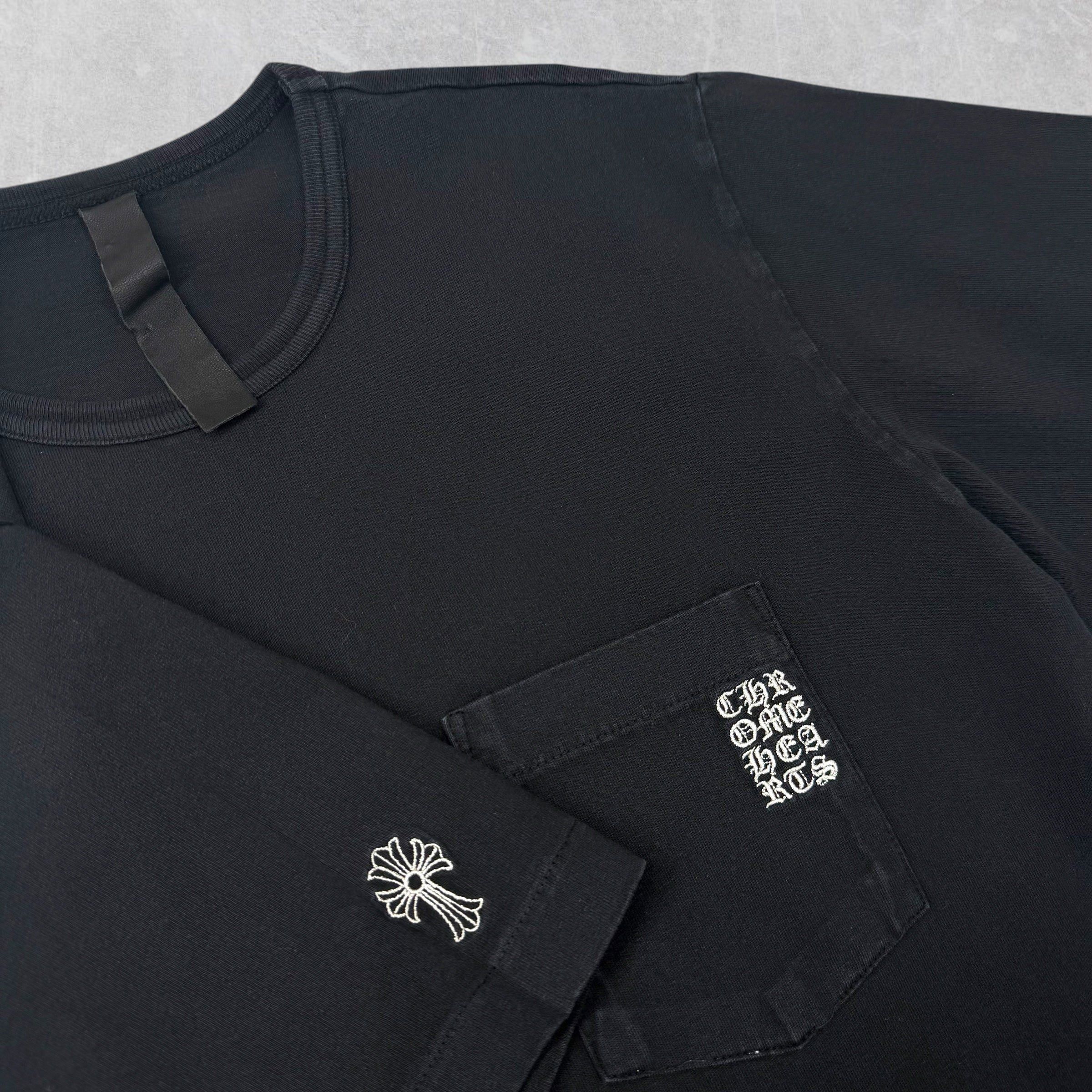 Chrome Hearts Chrome Hearts GRP Y Not Embroidered Black Tee XL Size US XL / EU 56 / 4 - 3 Thumbnail