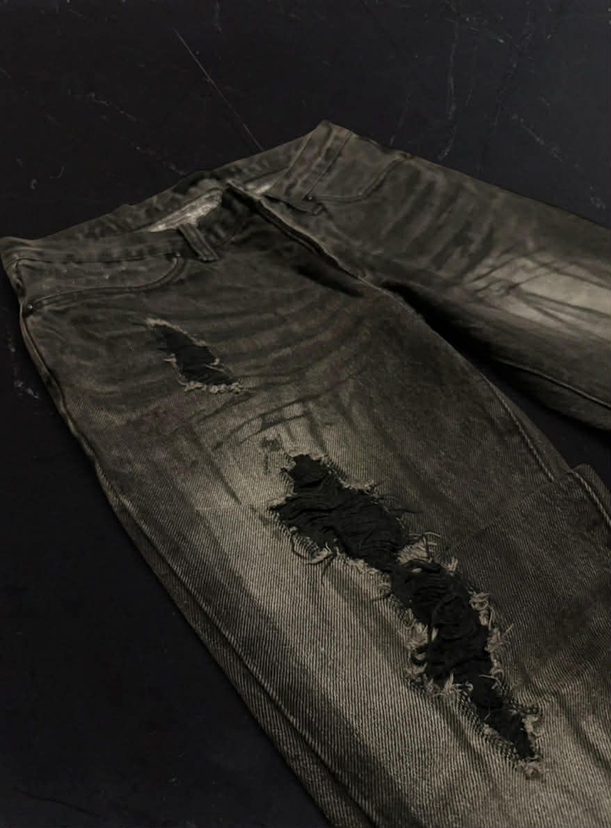 Japanese Brand Fuga Waxed Denim Size US 29 - 3 Thumbnail