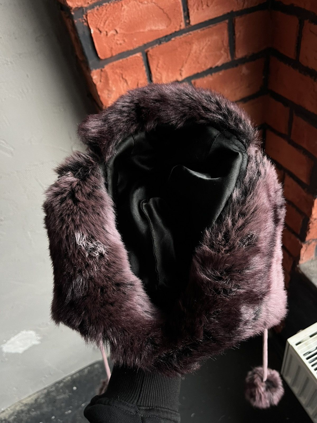 Japanese Brand × Vintage Vintage Crazy Y2k Mohair Fuzzy Hat Ushanka Punk Size ONE SIZE - 8 Thumbnail