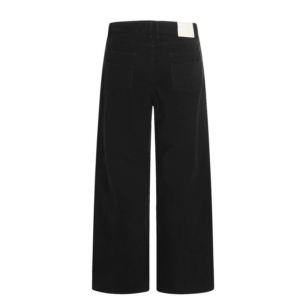 Jean American men's simple solid color casual straight jeans Size US 32 / EU 48 - 2 Thumbnail