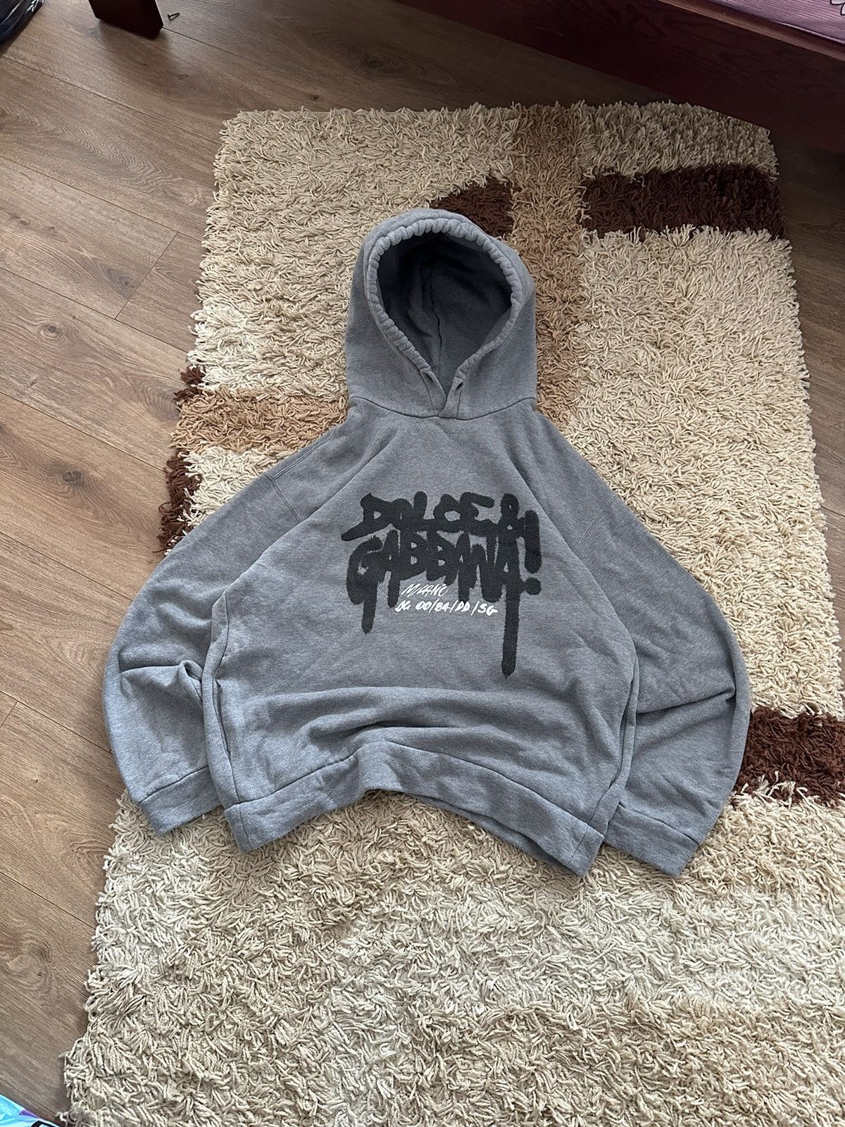 Dolce & Gabbana 🔥DOLCE&GABBANA Y2K BIG LOGO BAGGY GRAFFITI HOODIE OVERSIZED🔥 Size US M / EU 48-50 / 2 - 1 Thumbnail