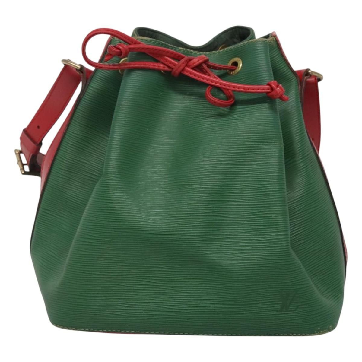 Louis Vuitton LOUIS VUITTON Epi Petit Noe Shoulder Bag Bicolor Green Red Size ONE SIZE - 13 Thumbnail