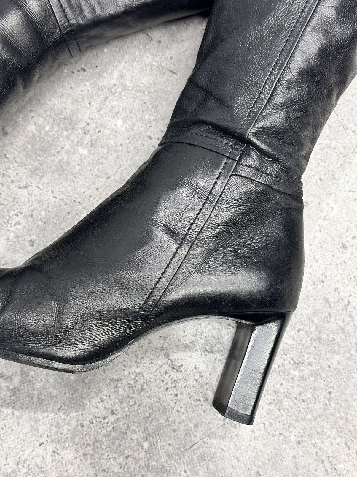 A.S.98 Vintage Leather Hight Heels Leather AS 98 Guidi Style Rare Size US 9 / EU 42 - 16 Thumbnail