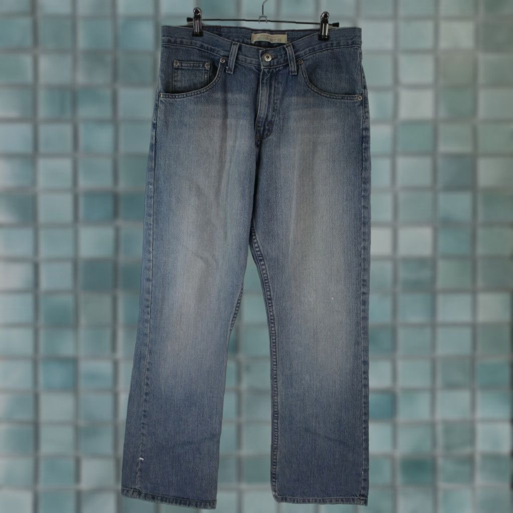 Wrangler Wrangler Jeans Mens Solid Regular Straight Denim Blue 30X32 Adult Regular 30x32 100% Cotton US Wrangler Mens Jeans Size US 30 / EU 46 - 1 Thumbnail