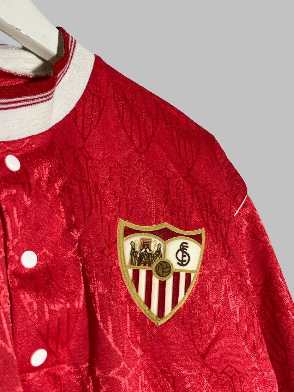 Vintage Sevilla FC Bukta 1990/92 Away Vintage Football Shirt Size US M / EU 48-50 / 2 - 4 Thumbnail
