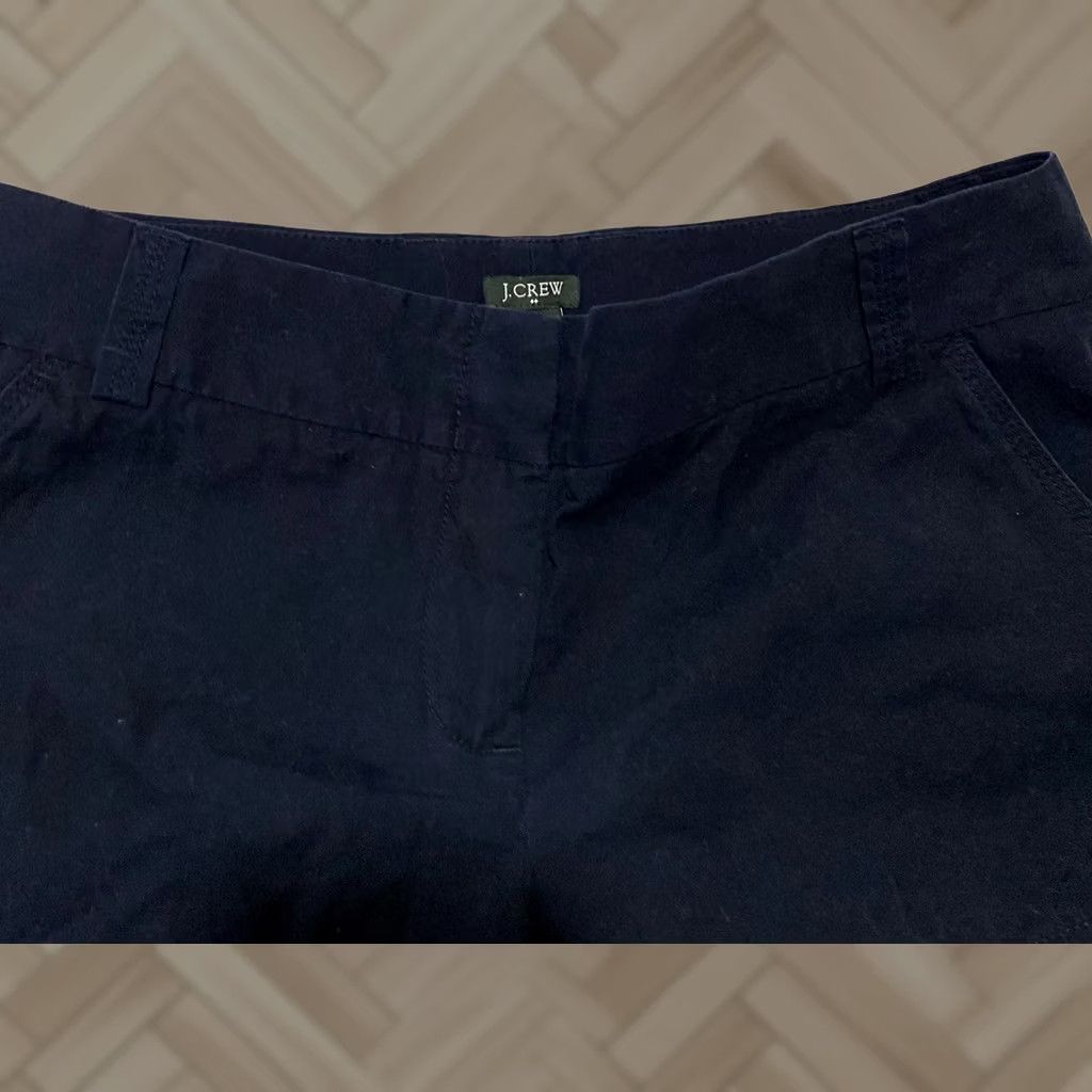 J.Crew J.CREW Shorts Womens Size 8 Navy Blue City Fit 100% Cotton / 29-37 Size 30" / US 8 / IT 44 - 1 Thumbnail
