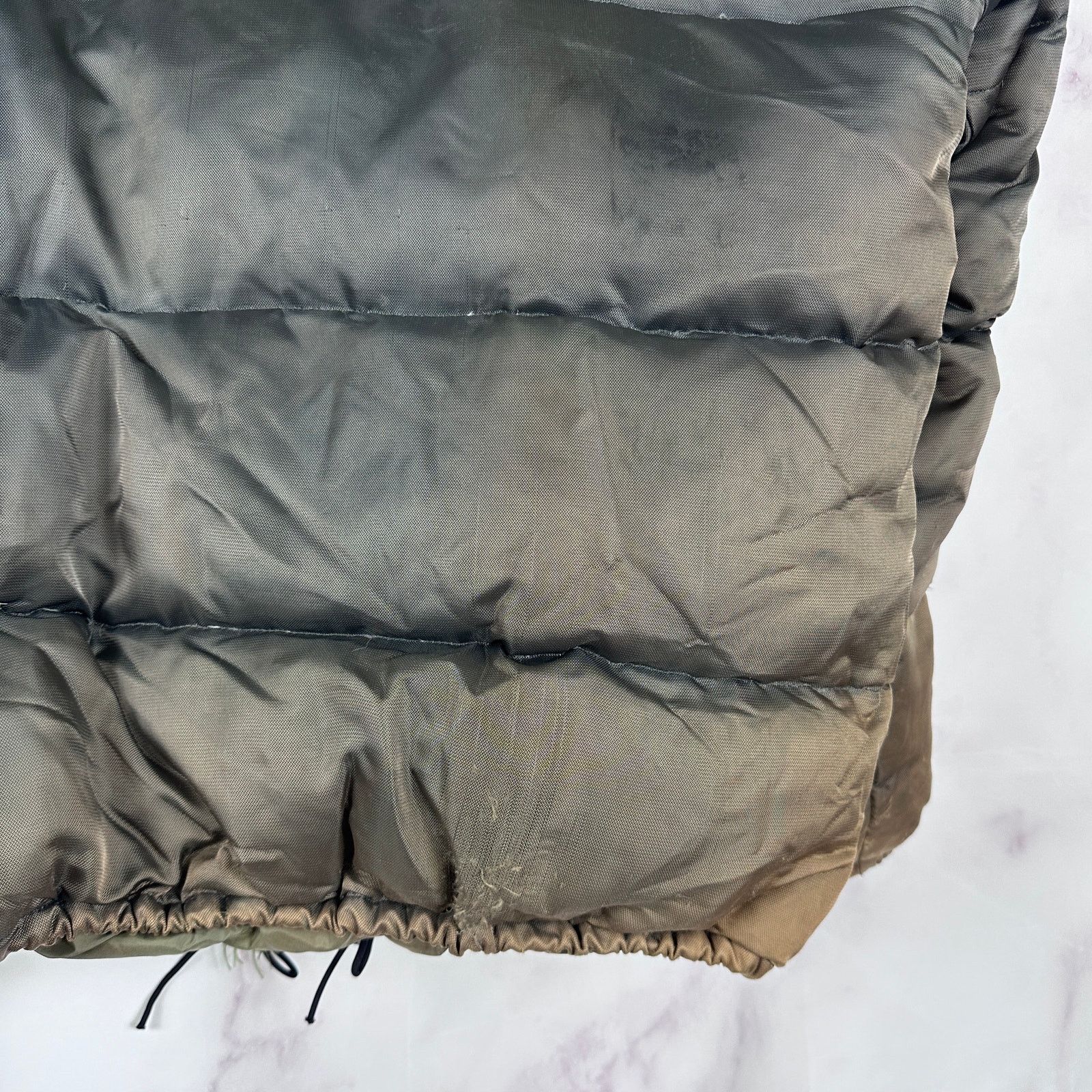 Alpha Industries Vintage Green Down Puffer Jacket Size US L / EU 52-54 / 3 - 8 Thumbnail
