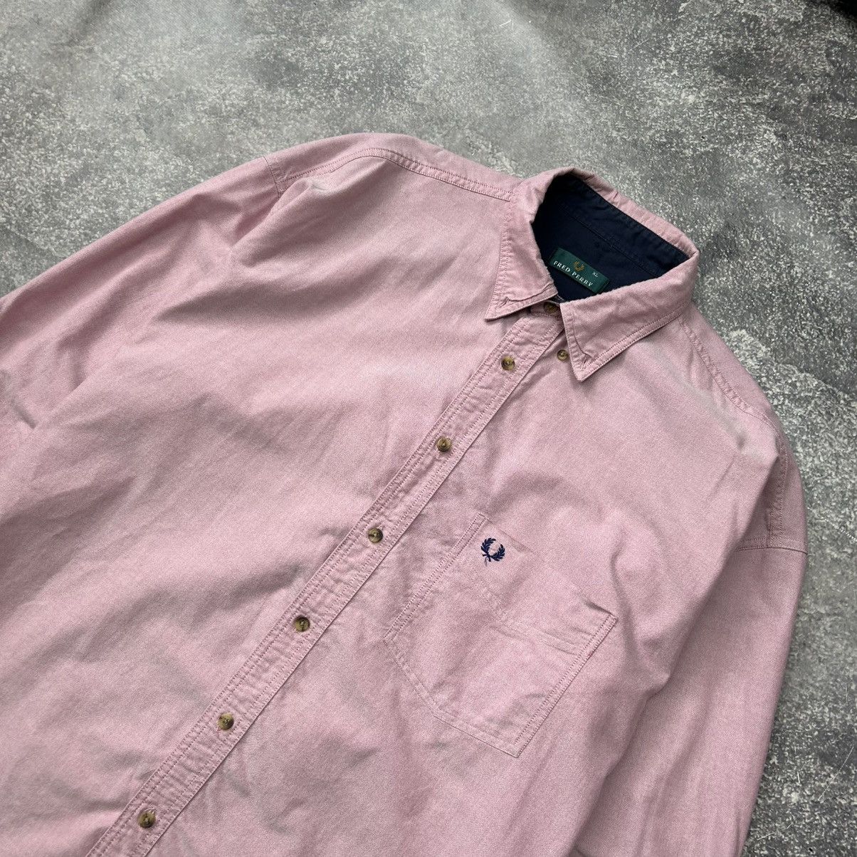 Fred Perry Vintage Fred Perry Small logo basic streetwear button shirt Size US XL / EU 56 / 4 - 2 Thumbnail