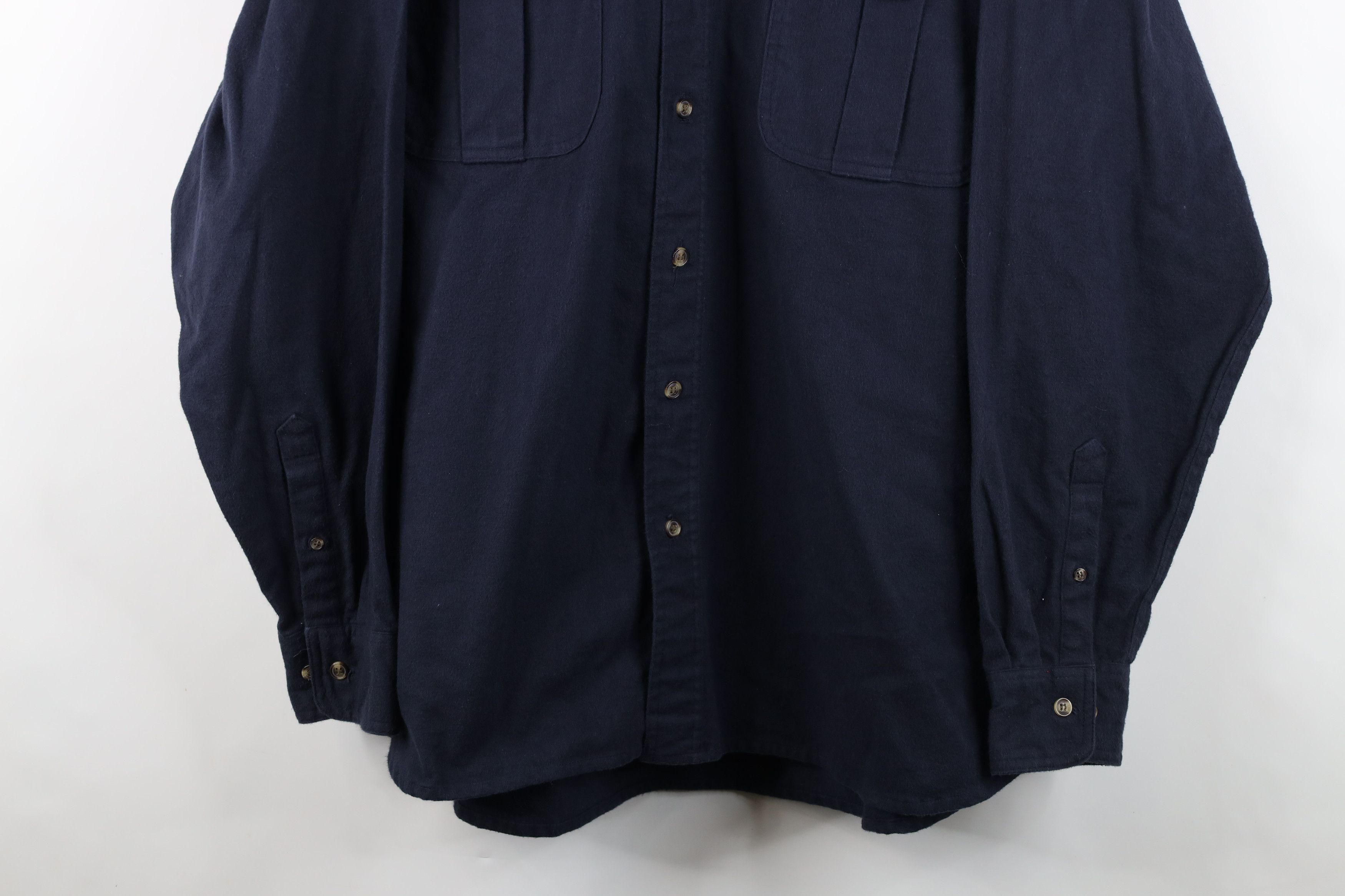 Vintage Vintage Streetwear Heavyweight Chamois Collared Button Shirt Size US XXL / EU 58 / 5 - 3 Thumbnail
