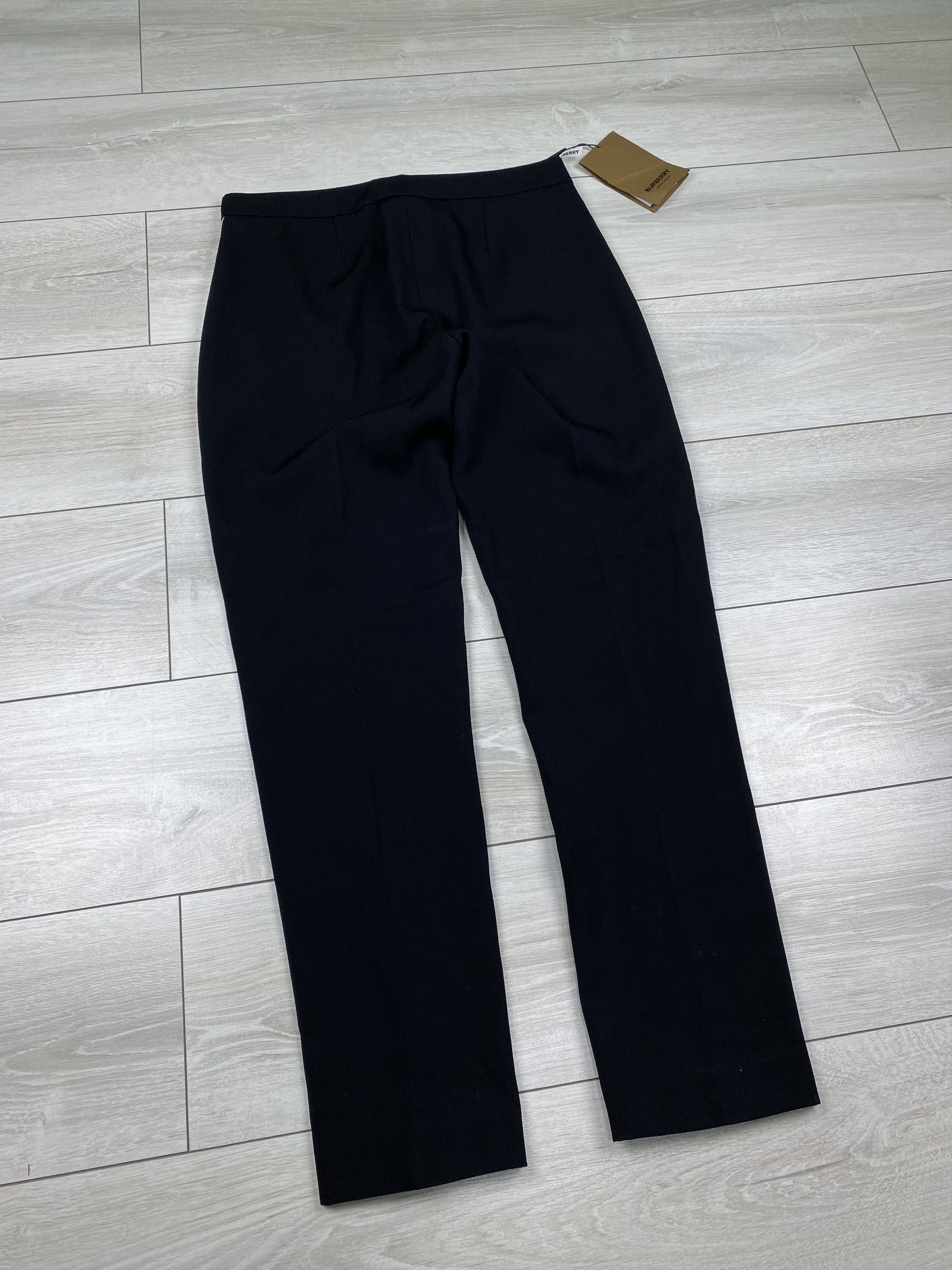 Burberry Burberry Hanover Stripe Wool Stright Fit Tailored Trousers Size 27" / US 4 / IT 40 - 8 Thumbnail
