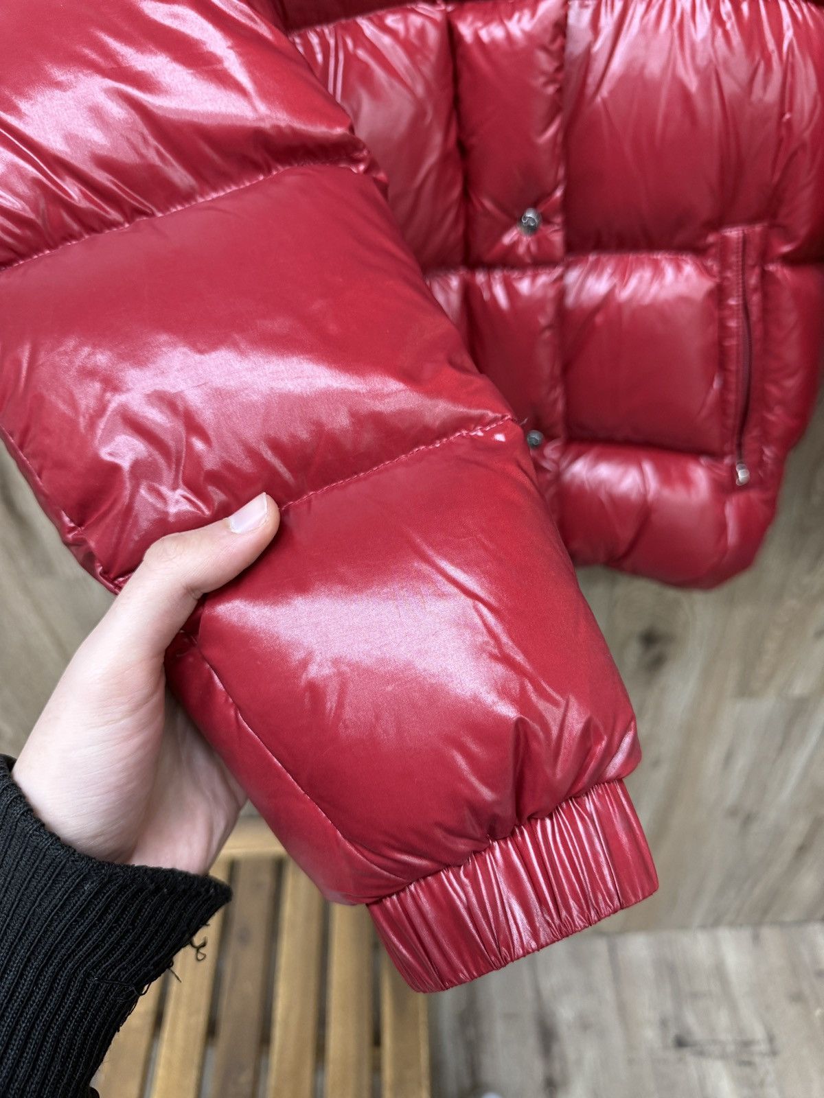 Moncler Moncler Burgandy Puffer Coat Size US M / EU 48-50 / 2 - 6 Thumbnail