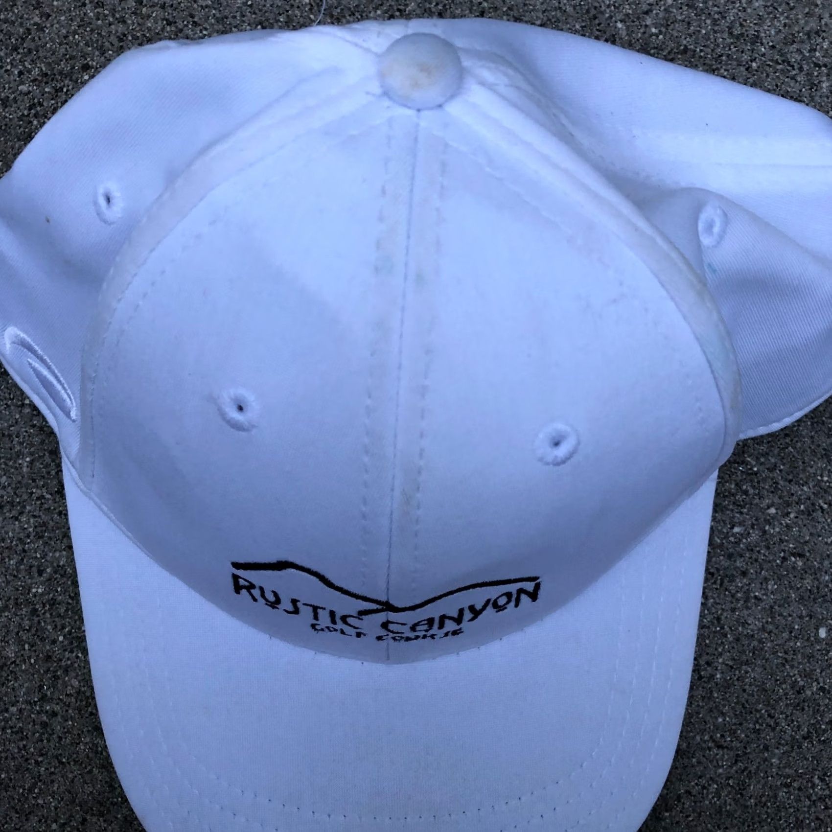 Vintage PUKKA Rustic Canyon Golf Course Fitted Hat Men's OS Moisture Wicking Cap White Size ONE SIZE - 3 Thumbnail