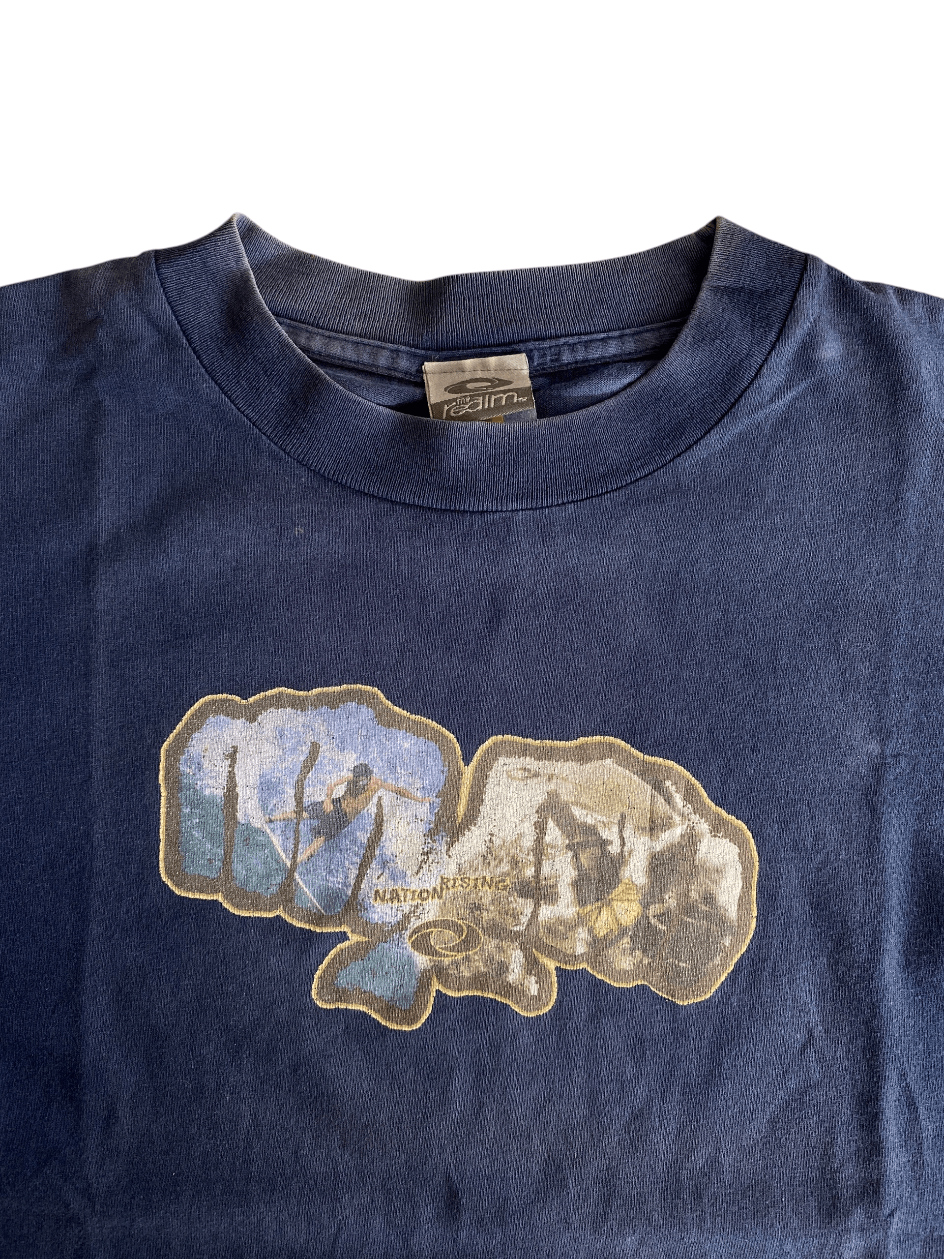 Vintage Rare Vintage The Realm "Nation Rising" Surf Tee Size US M / EU 48-50 / 2 - 1 Thumbnail