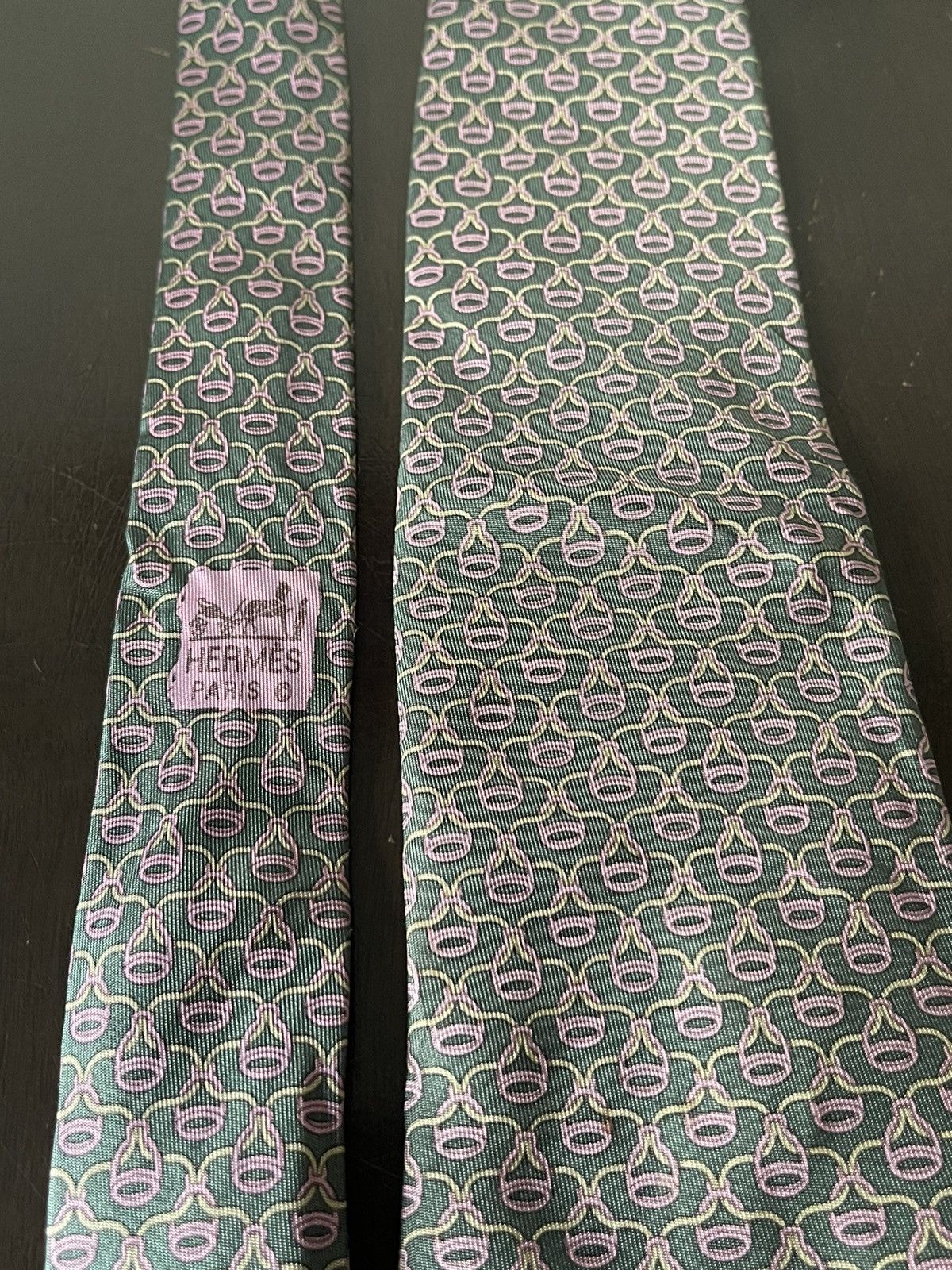 Hermes Hermes 7188 UA Silk Tie Size ONE SIZE - 2 Thumbnail