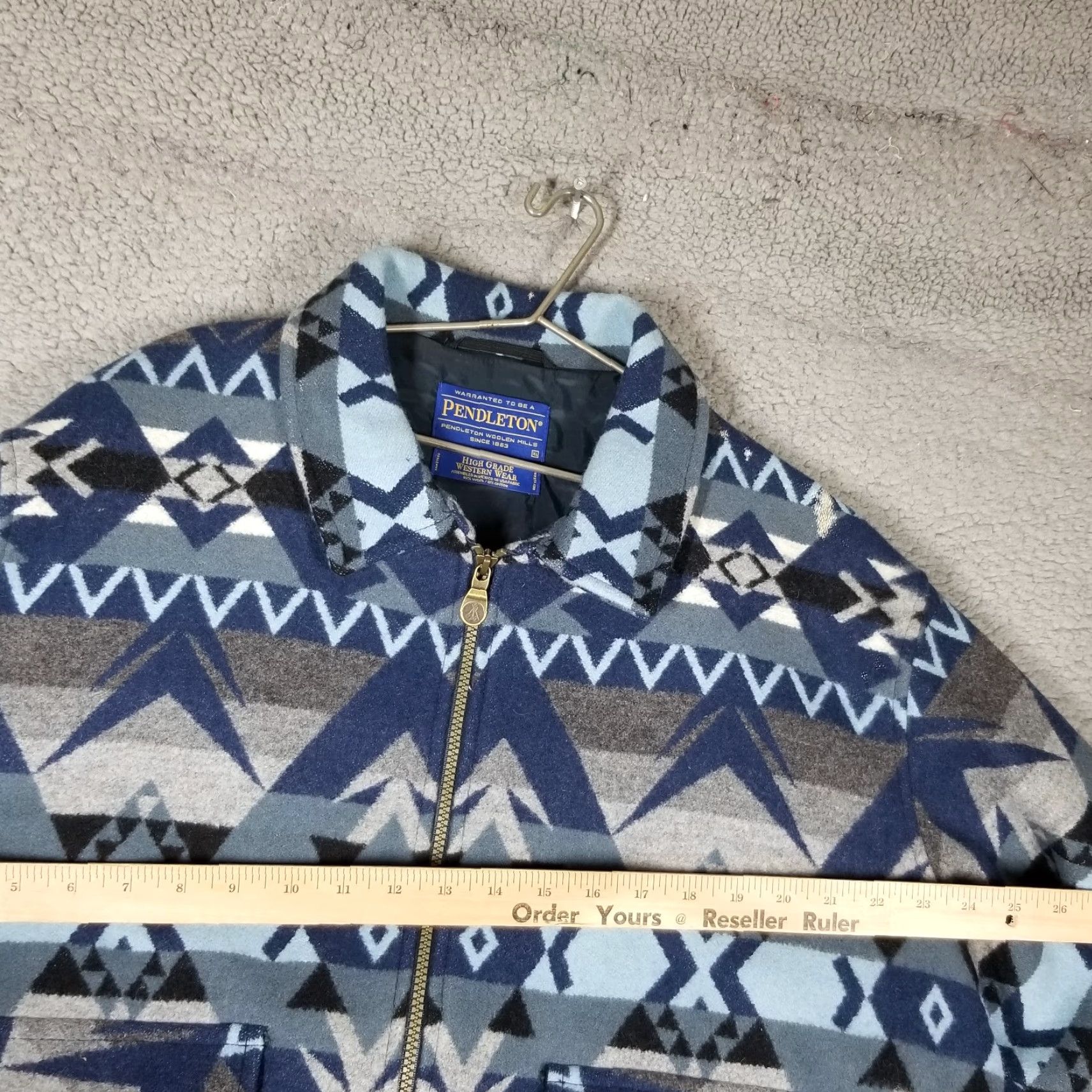 Pendleton VINTAGE Pendleton Western Wear Jacket Men XL Wool Aztec Geometric Fall Winter Casual Size US XL / EU 56 / 4 - 7 Thumbnail