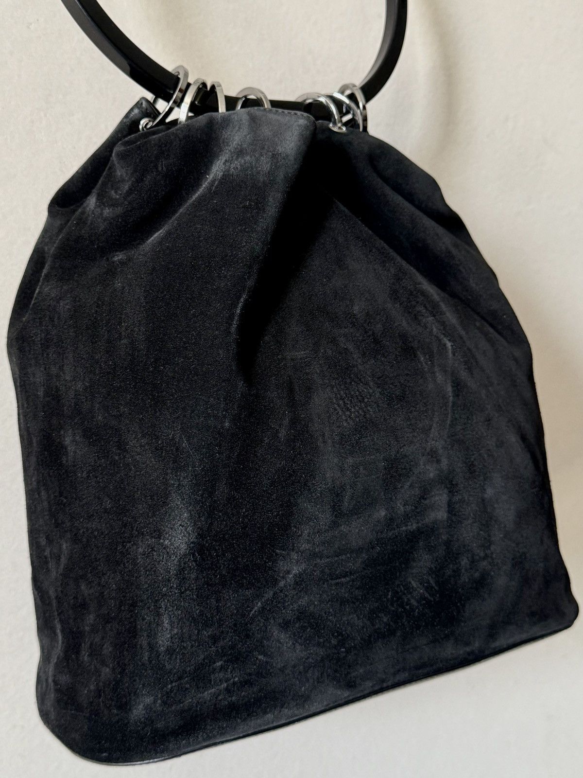Gucci Gucci - Tom Ford - FW1999 - Suede Ring Bag Size ONE SIZE - 9 Thumbnail