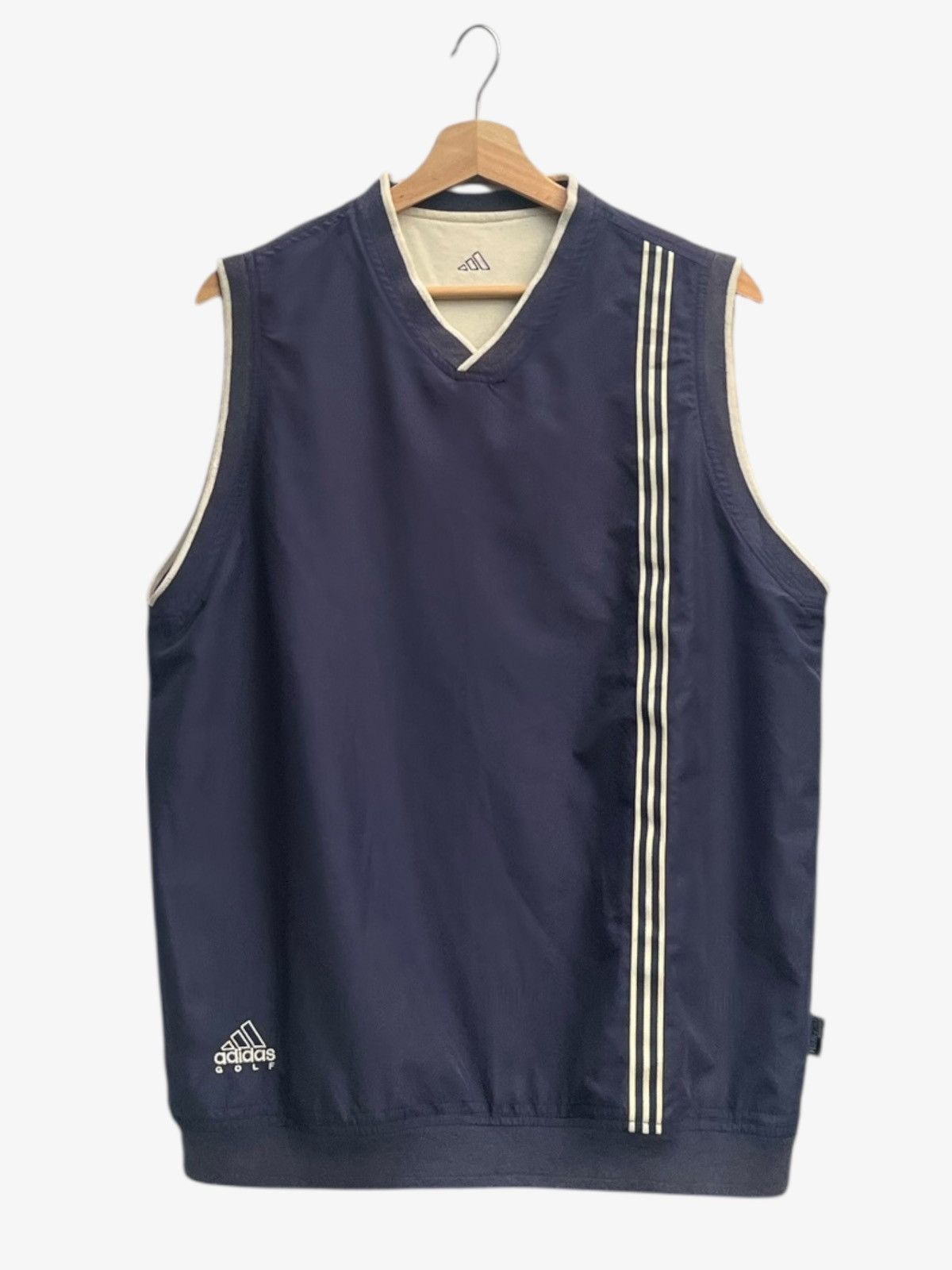 Adidas Vintage 90’s Adidas Golf Embroidered Logo Reversible Vest Size US XL / EU 56 / 4 - 2 Thumbnail