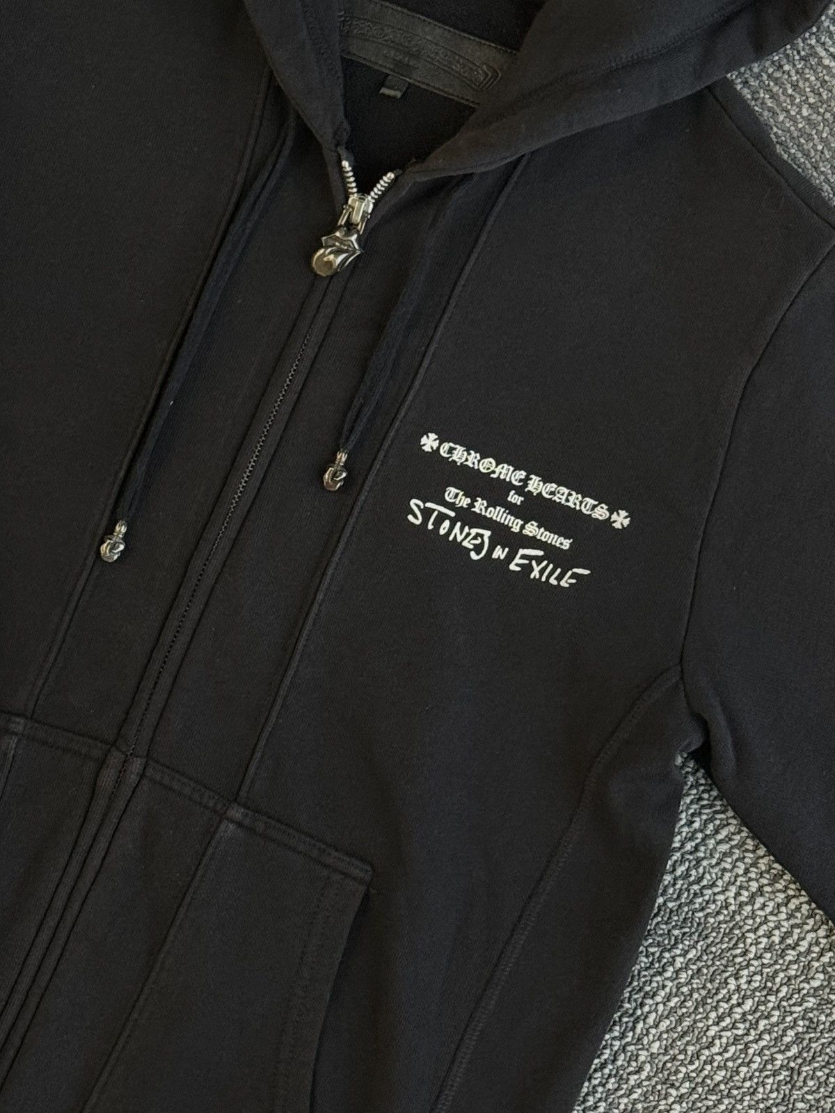 Chrome Hearts × The Rolling Stones Chrome Hearts Rolling Stone Stones in Exile Zip up hoodie Size US M / EU 48-50 / 2 - 3 Thumbnail