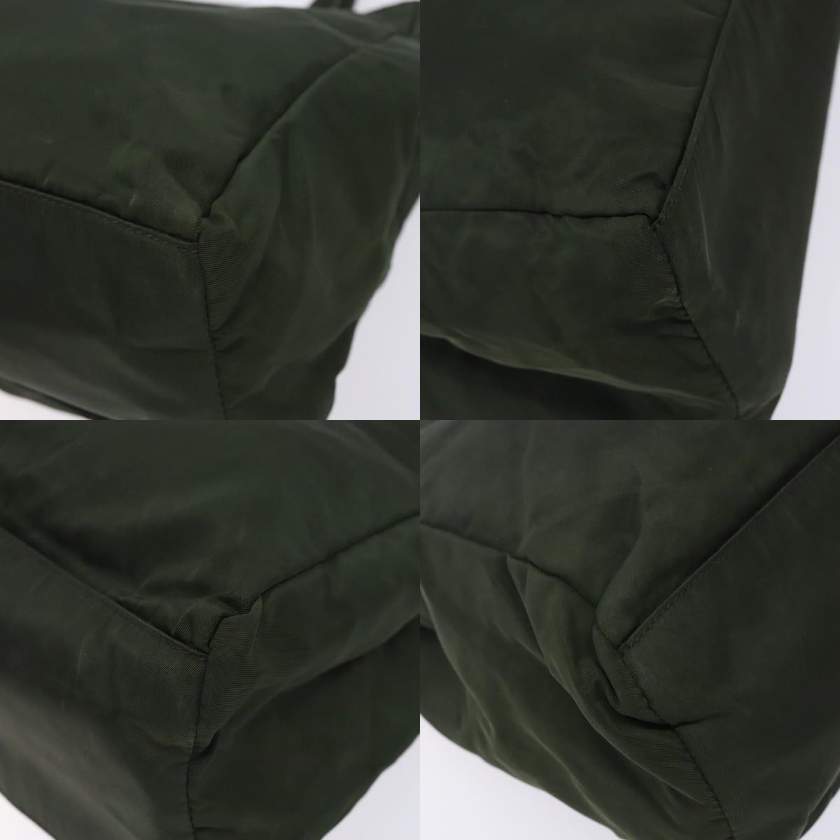 Prada PRADA Tote Bag Nylon Khaki Silver Size ONE SIZE - 10 Thumbnail