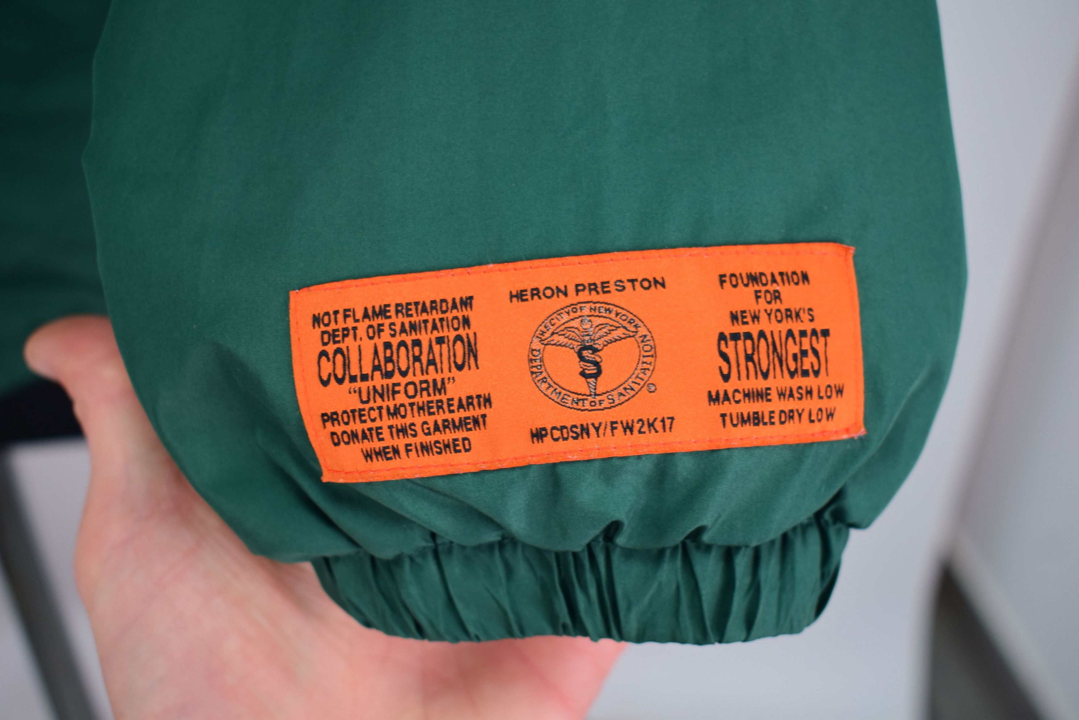 Heron Preston Heron Preston For DSNY Sanitation Uniform Jacket Size US S / EU 44-46 / 1 - 9 Thumbnail