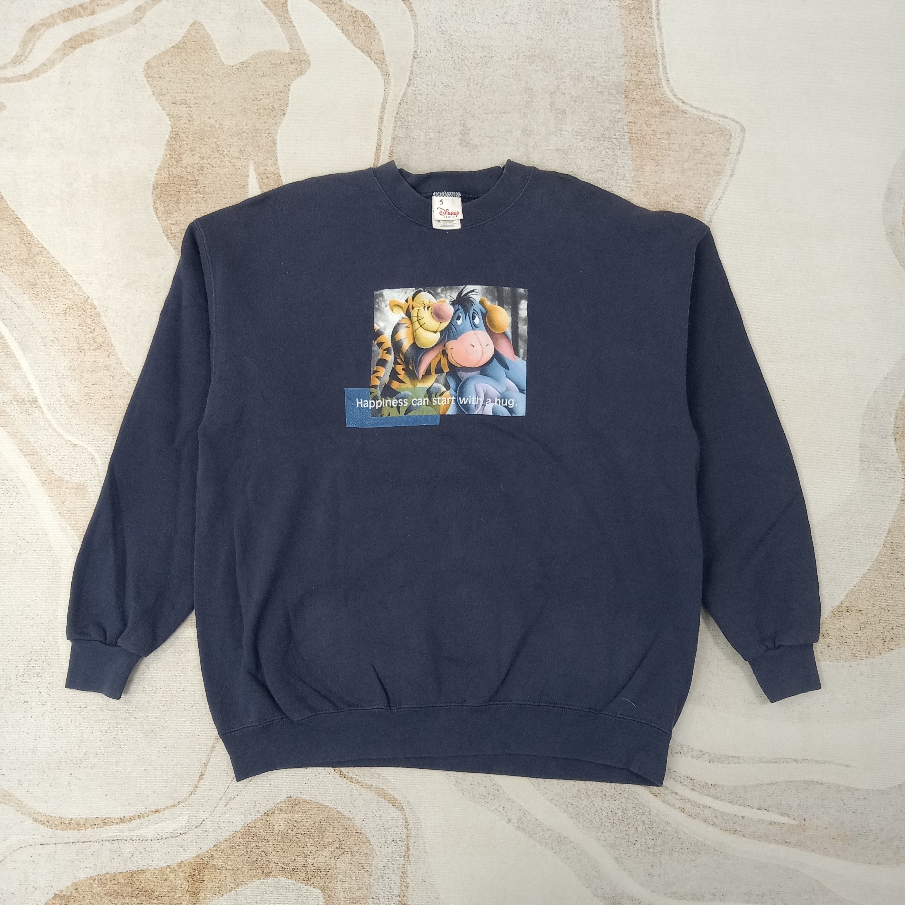 Disney Tigger and Eeyore Cartoon Sweatshirt C262N3 Size US XL / EU 56 / 4 - 1 Thumbnail
