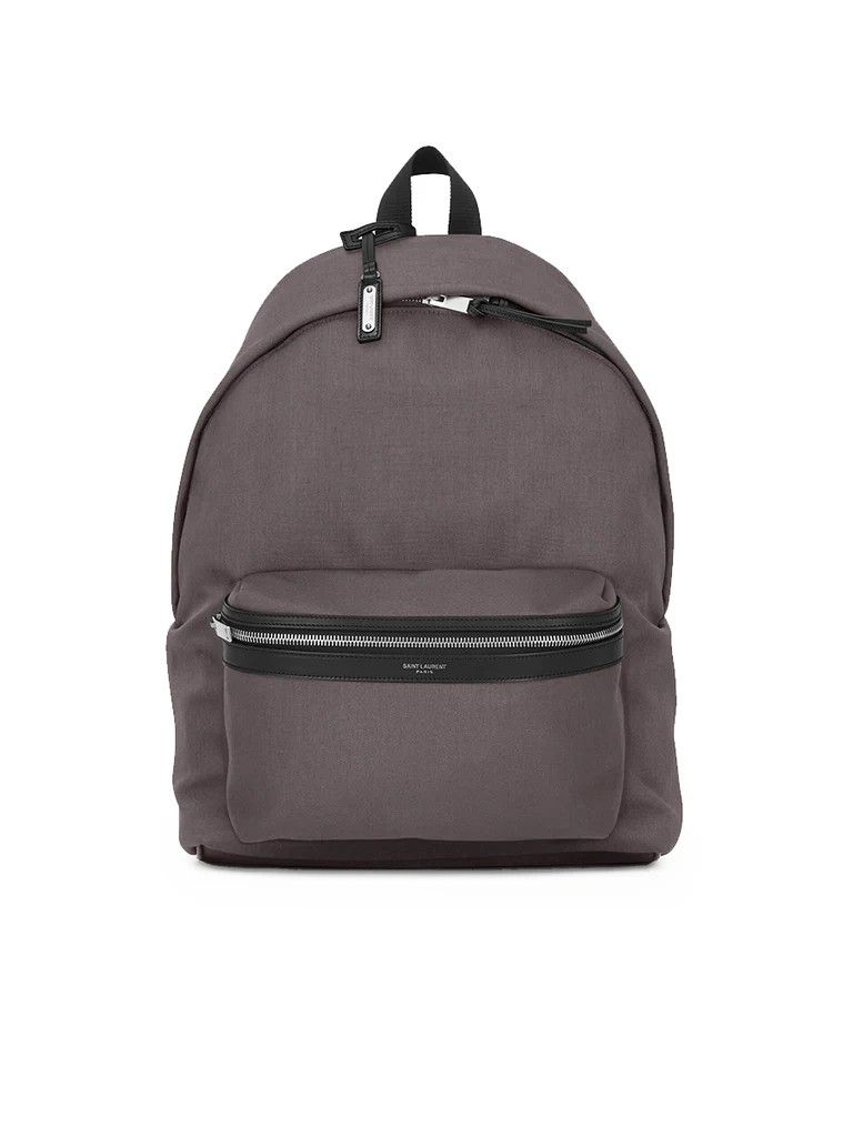 Saint Laurent Paris o1b1hav110425 Size: OS / City Backpack Canvas And Leather Size ONE SIZE - 2 Thumbnail